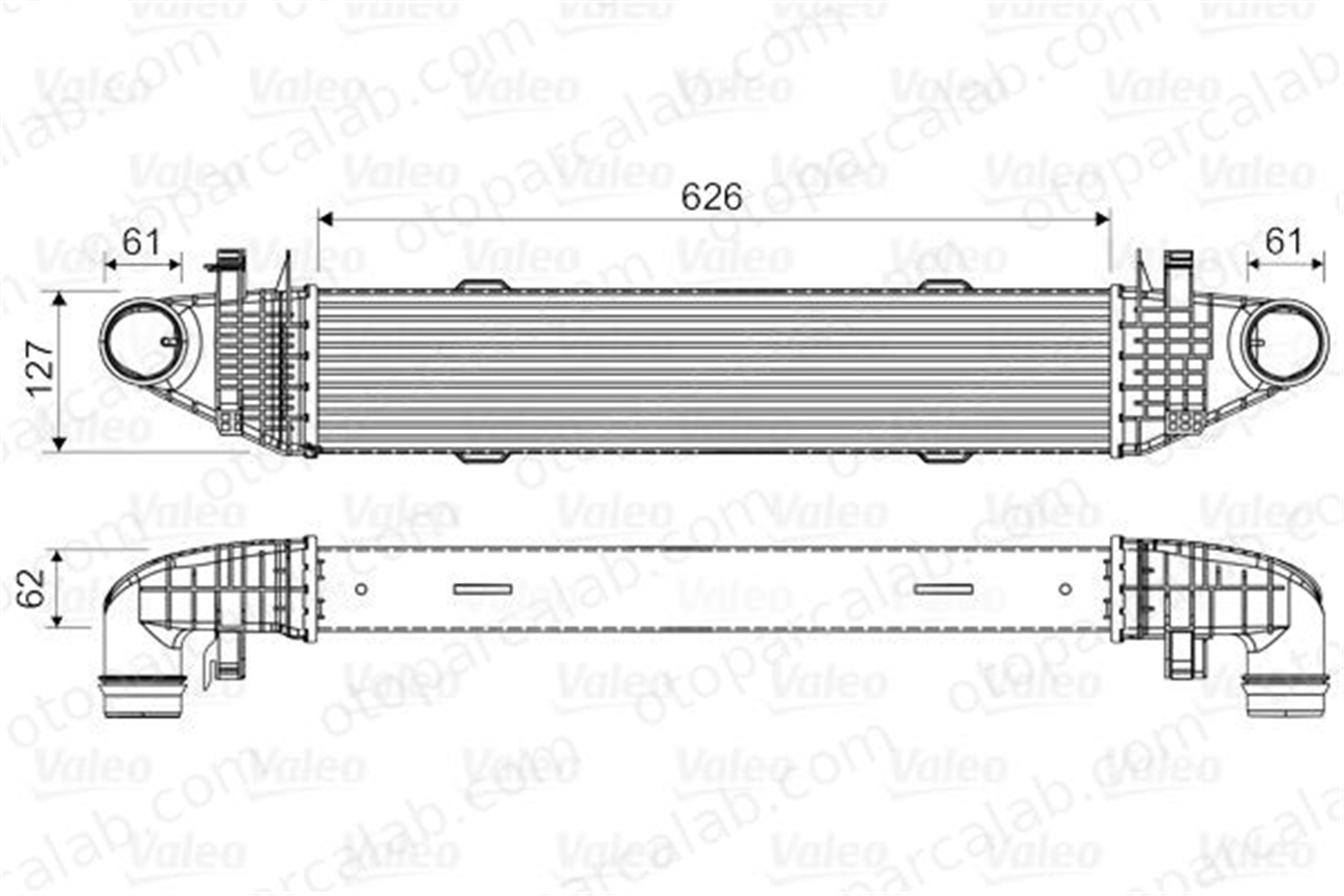 VALEO 818679 Turbo Radyatörü MERCEDES-BENZ C-SERISI C-SERISI T-Model A2045000000 2045000000