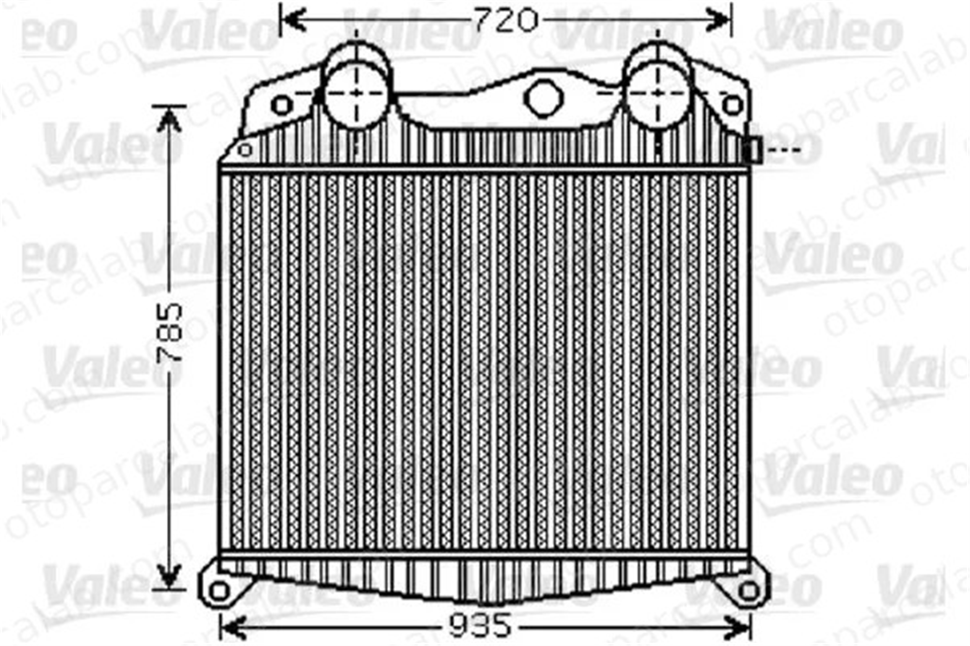 VALEO 818741 Turbo Radyatörü MAN F90 TGS I 81061300156 81061300166