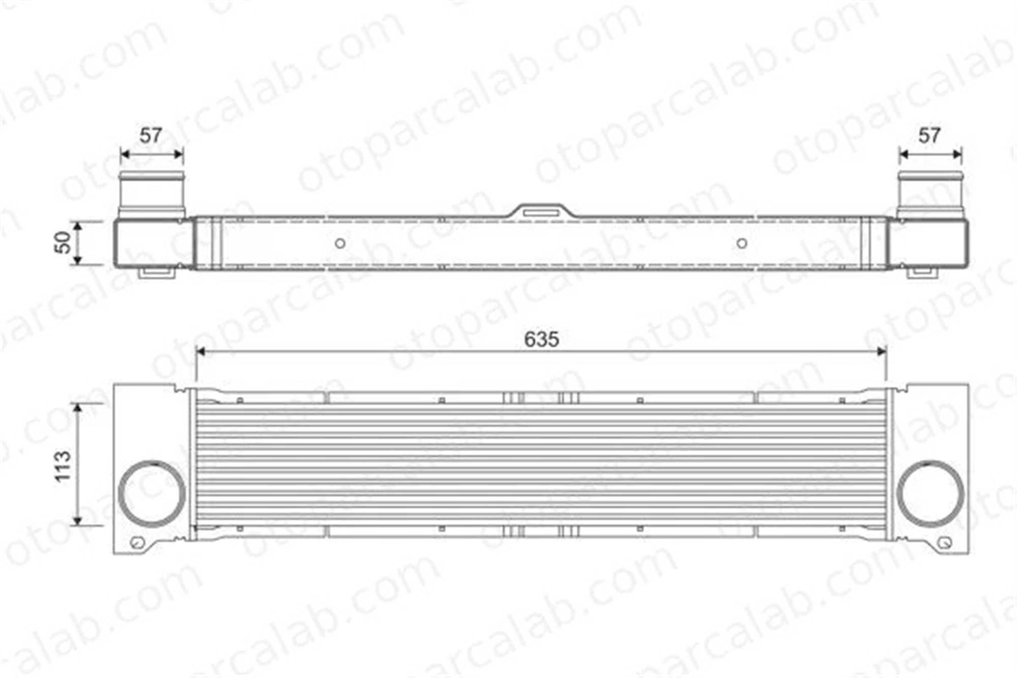 VALEO 818808 Turbo Radyatörü MERCEDES-BENZ VITO / MIXTO Panelvan/Van VITO Minibüs/Otobüs A6395010201 6395010201