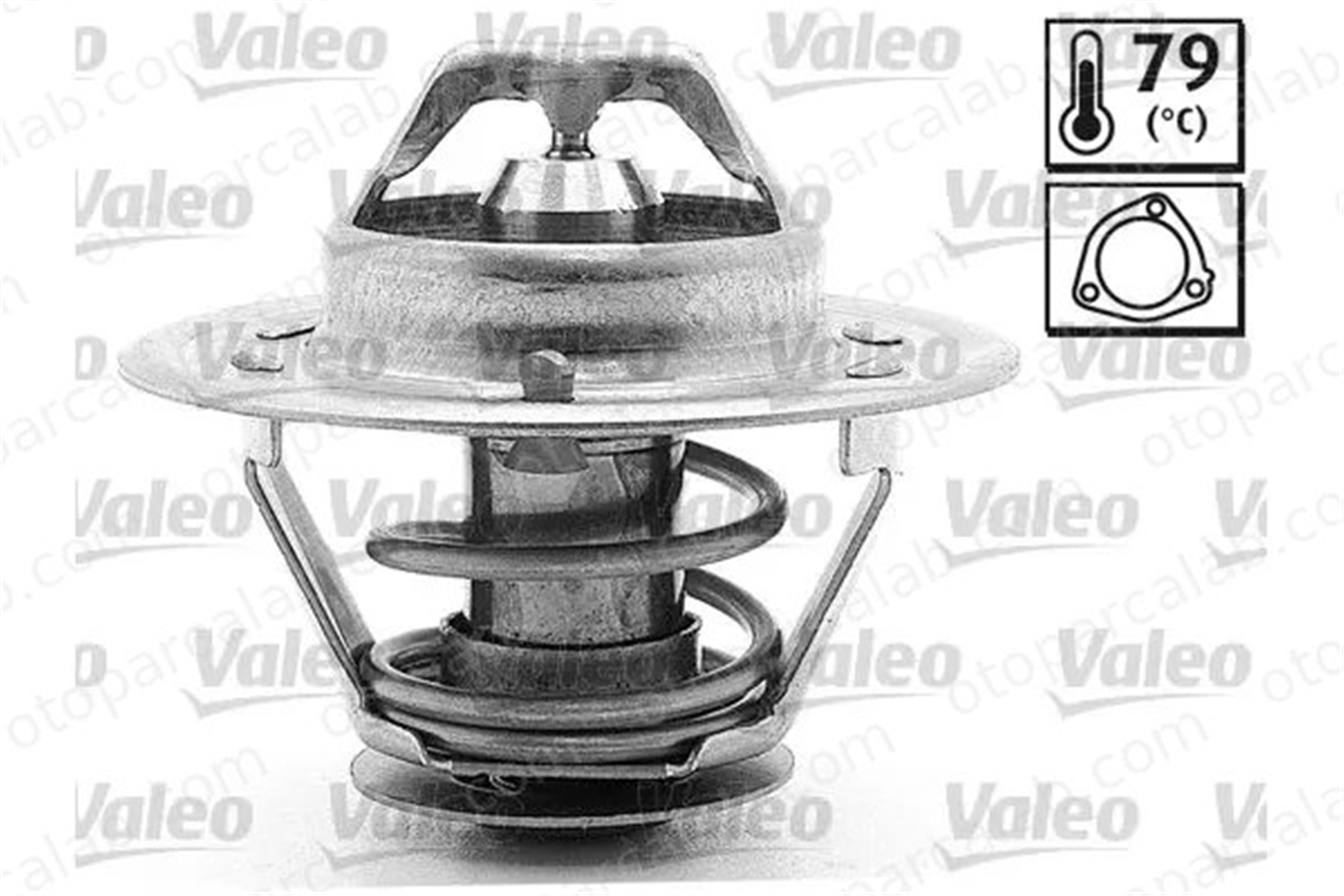 VALEO 819903 Termostat 79 °C IVECO DAILY II Panelvan/Van RENAULT TRUCKS MASCOTT Panelvan/Van 4828120 7303174