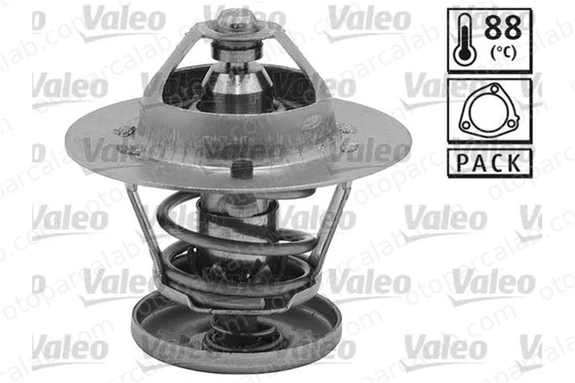 VALEO 820481 Termostat 88 °C HYUNDAI TERRACAN ACCENT I 2550022250 2550022050