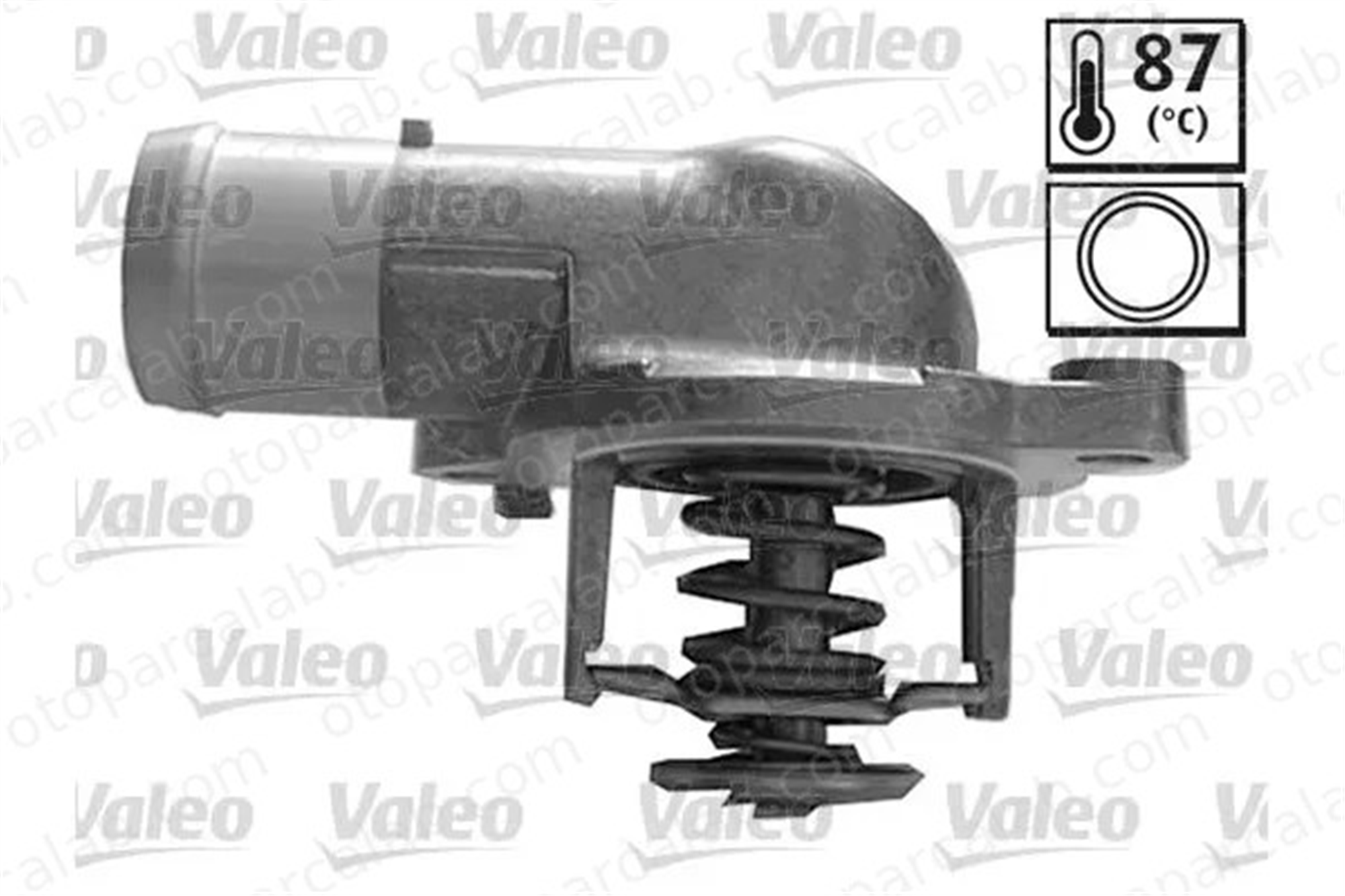 VALEO 820983 Termostat 87 °C VW MULTIVAN T5 TRANSPORTER T5 Minibüs/Otobüs 70121114 070121114