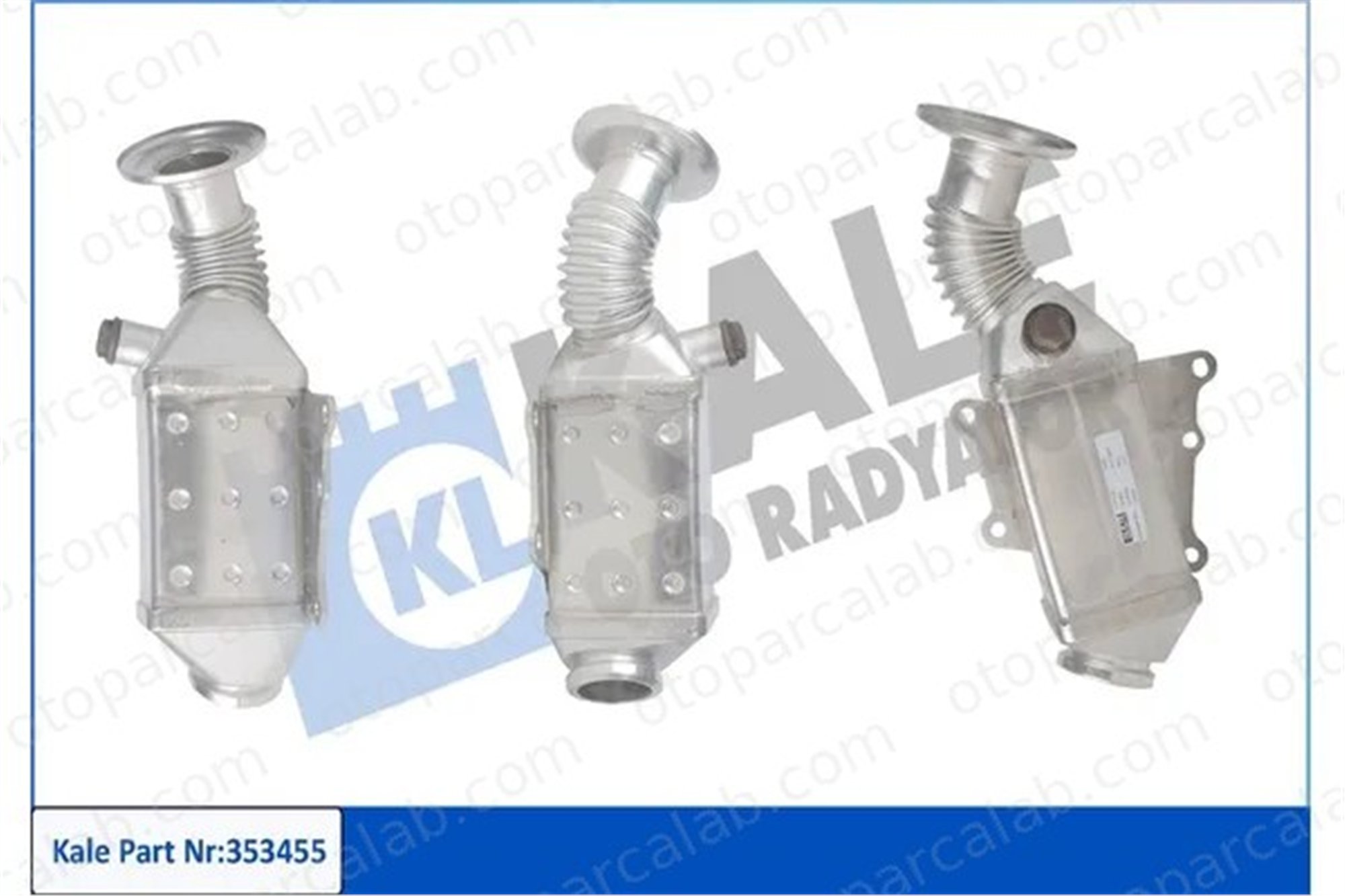 VALEO 822007 Egr Soğutucu FIAT 500X 500L 55268286 55265345