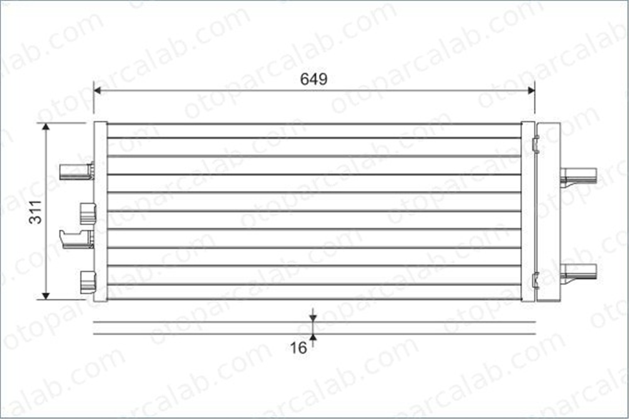 VALEO 822615 Klima Radyatörü MINI MINI BMW X2 64539271207 9271207