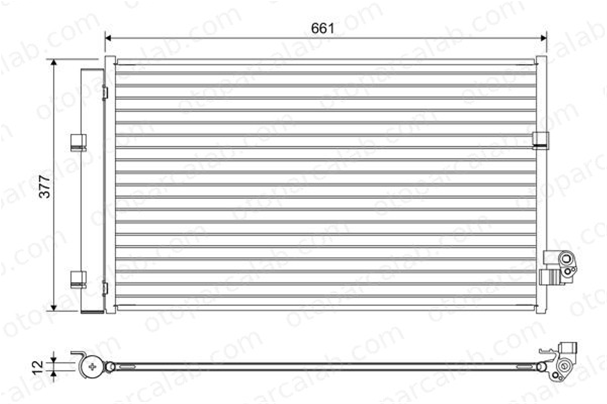 VALEO 822647 Klima Radyatörü BMW 5 5 Touring 64539364258 9364258