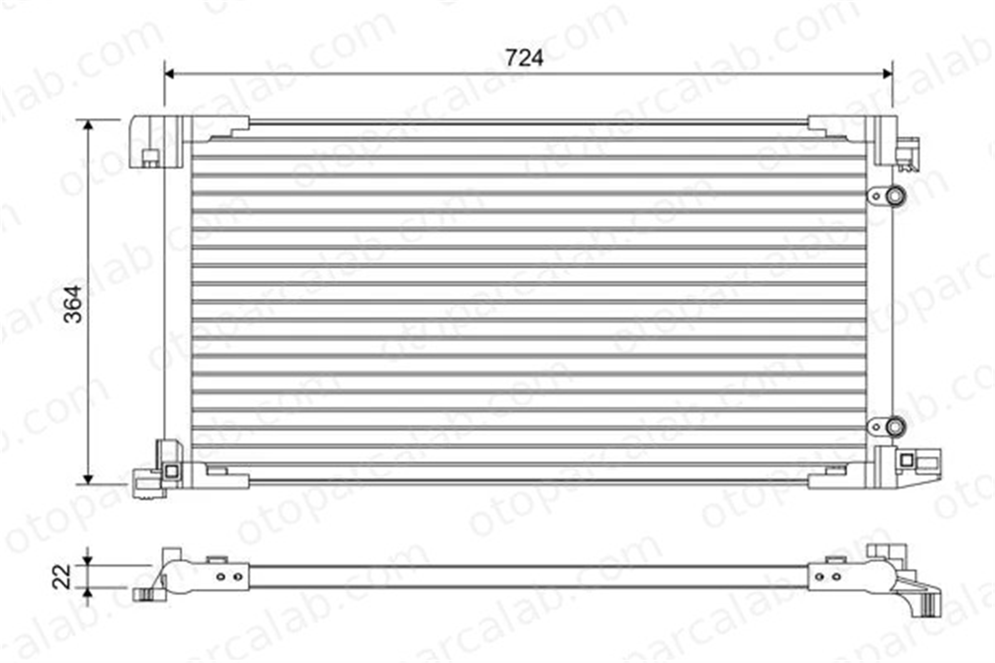 VALEO 822669 Klima Radyatörü TOYOTA PRIUS PHV 8846047180