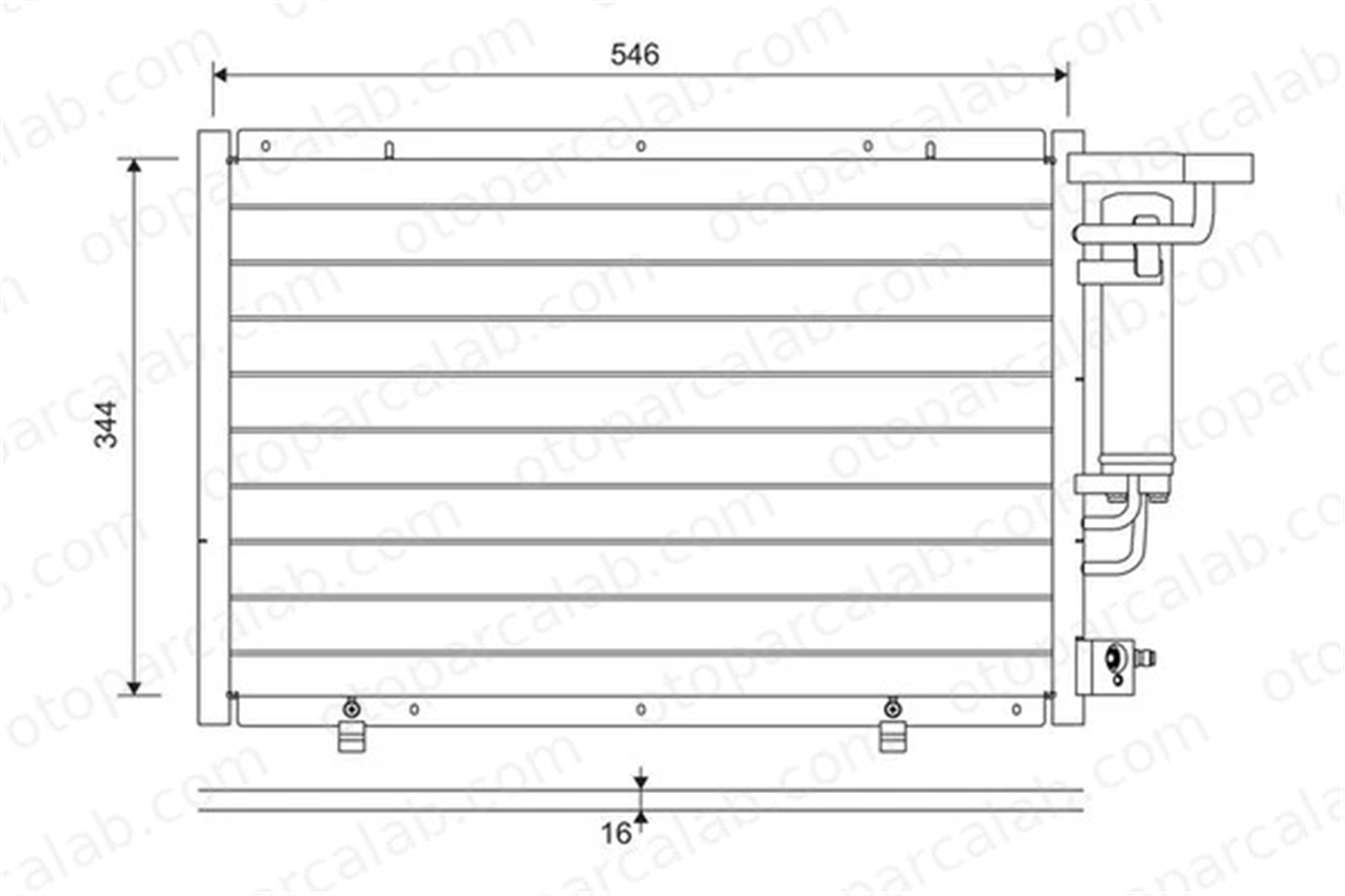 VALEO 822693 Klima Radyatörü FORD FIESTA VI B-MAX 1756414 1818909