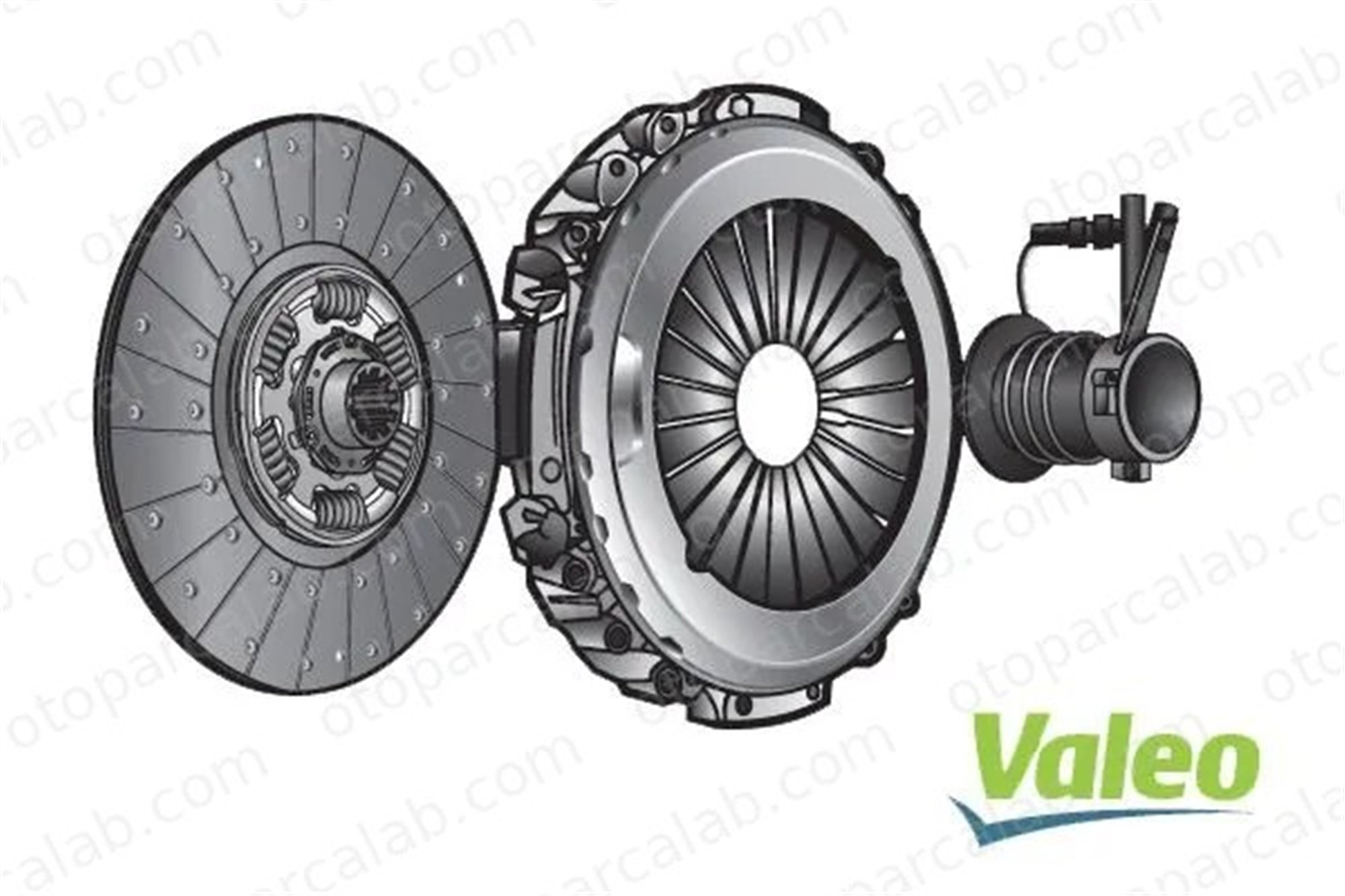 VALEO 827369 Debriyaj Seti MAN F90 TGS I 81300059003