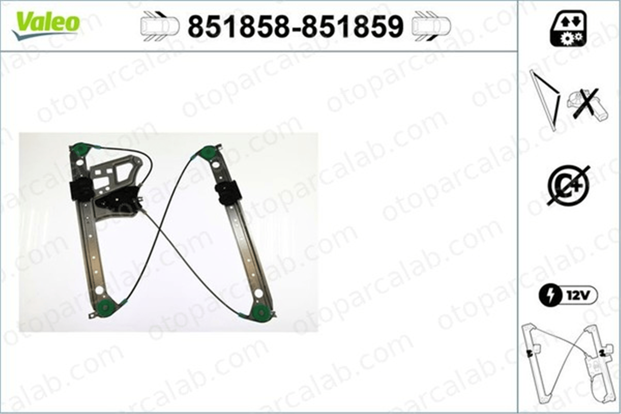 VALEO 851858 Cam Krikosu Ön Sol MERCEDES-BENZ S-SERISI 2207200346 A2207200346