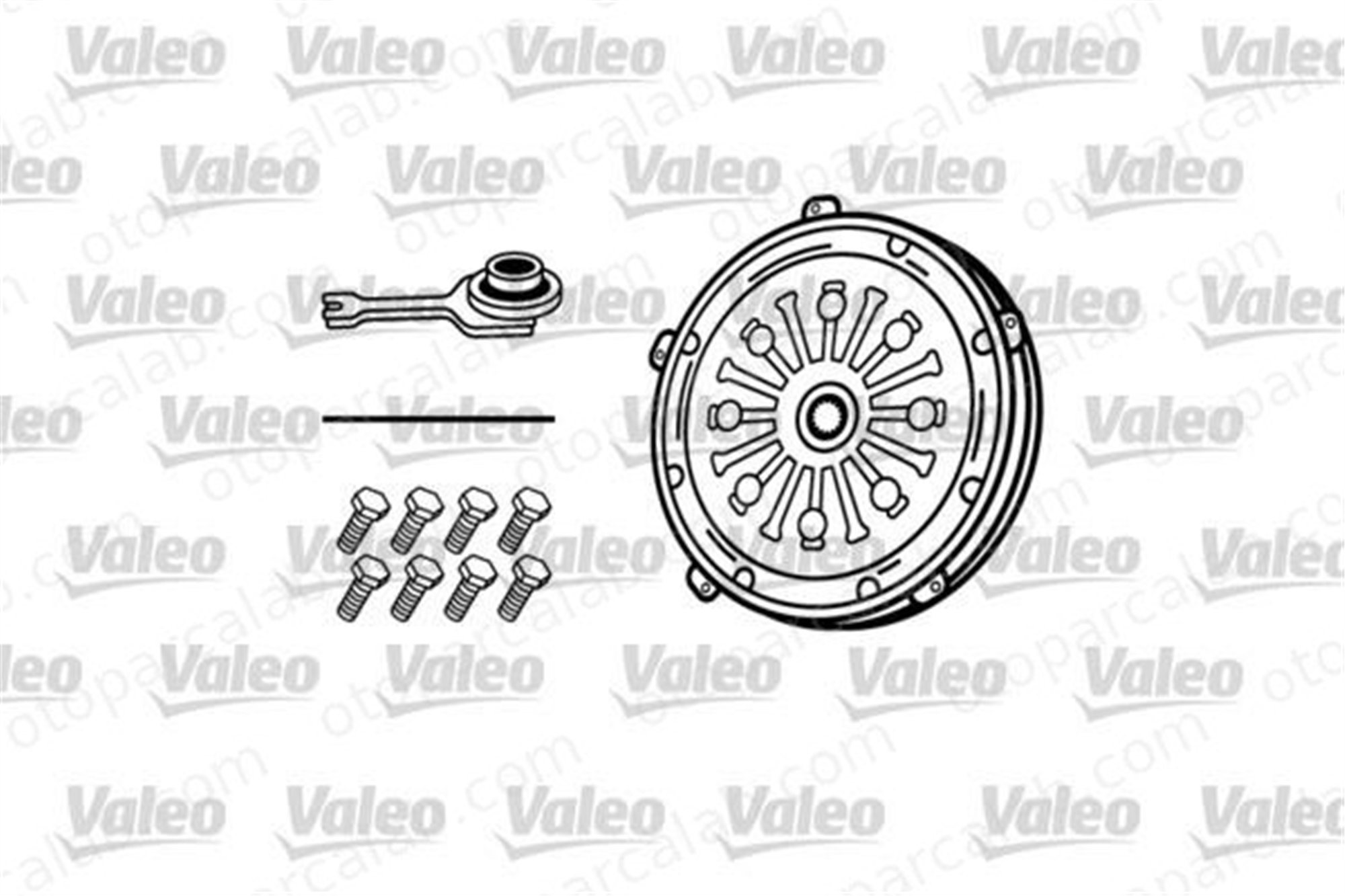 VALEO 855101 Debriyaj Seti HYUNDAI i30 TUCSON 412002D100 412002D101