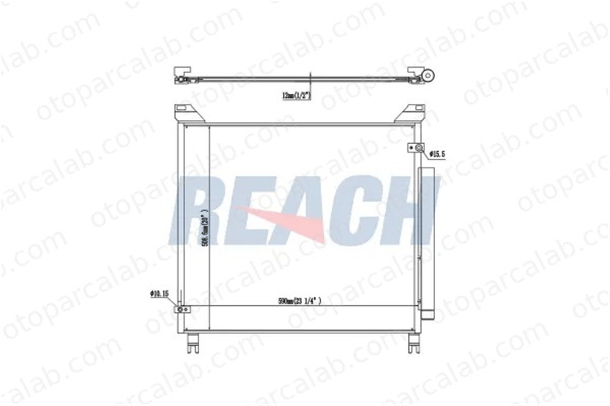VALEO 860080 Klima Radyatörü TOYOTA HILUX VIII Pick-up 884600K350 884600K390