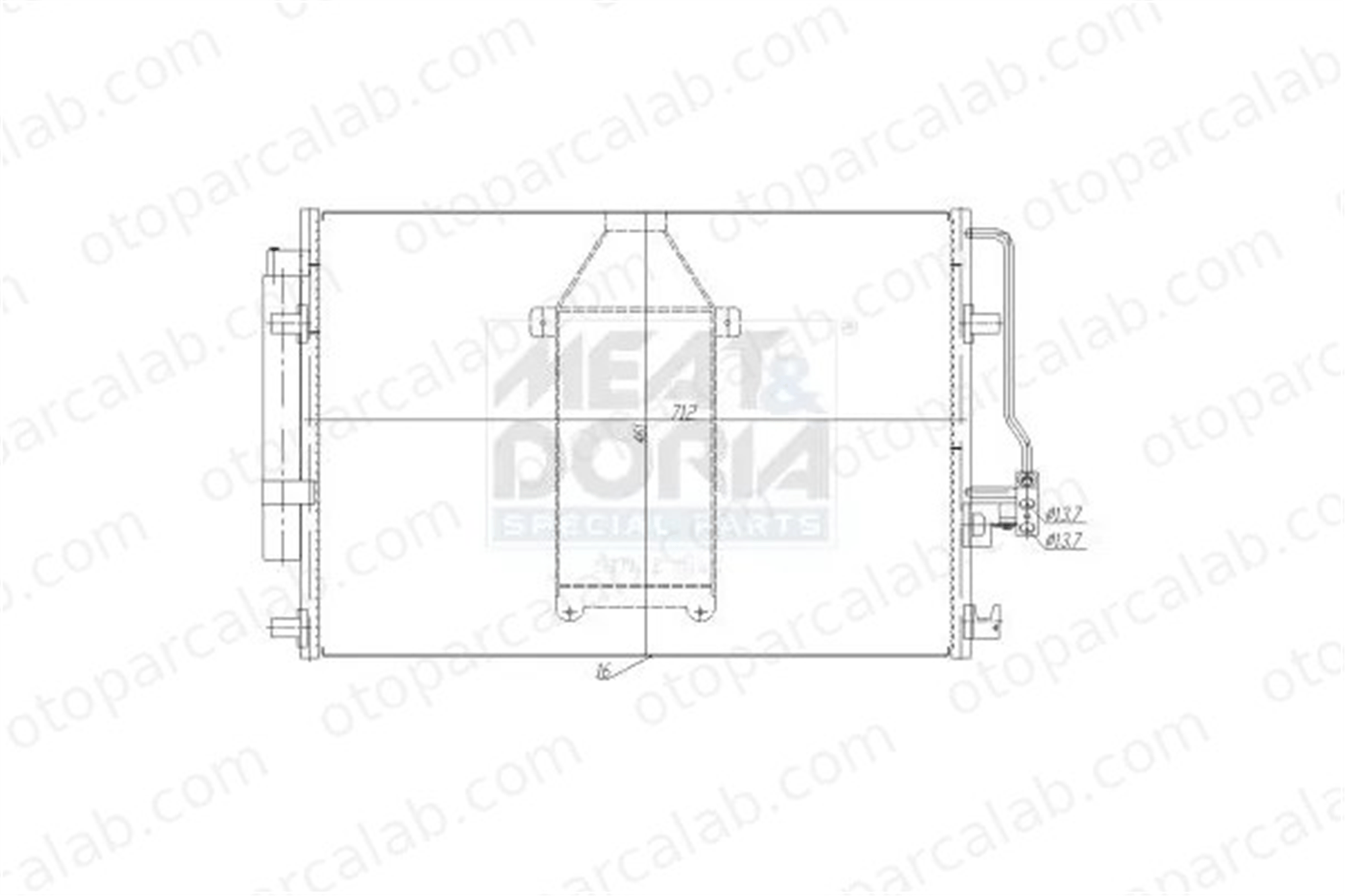 VALEO 860144 Klima Radyatörü MERCEDES-BENZ SPRINTER 3,5-t Panelvan/Van SPRINTER 3,5-t Platform şasi A9065000554 9065000554