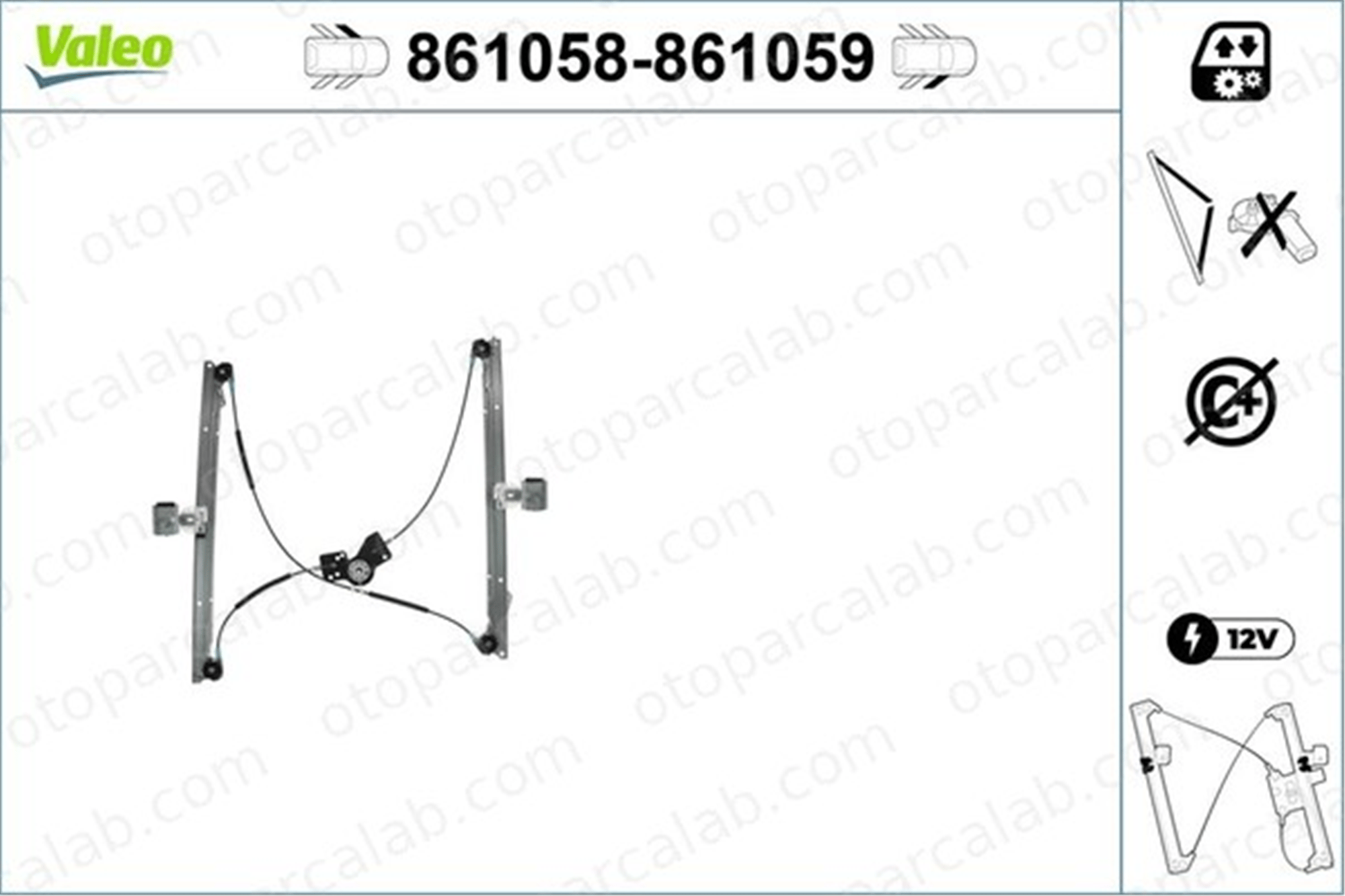 VALEO 861058 Cam Krikosu Ön Sol CHRYSLER VOYAGER IV 4894527AA