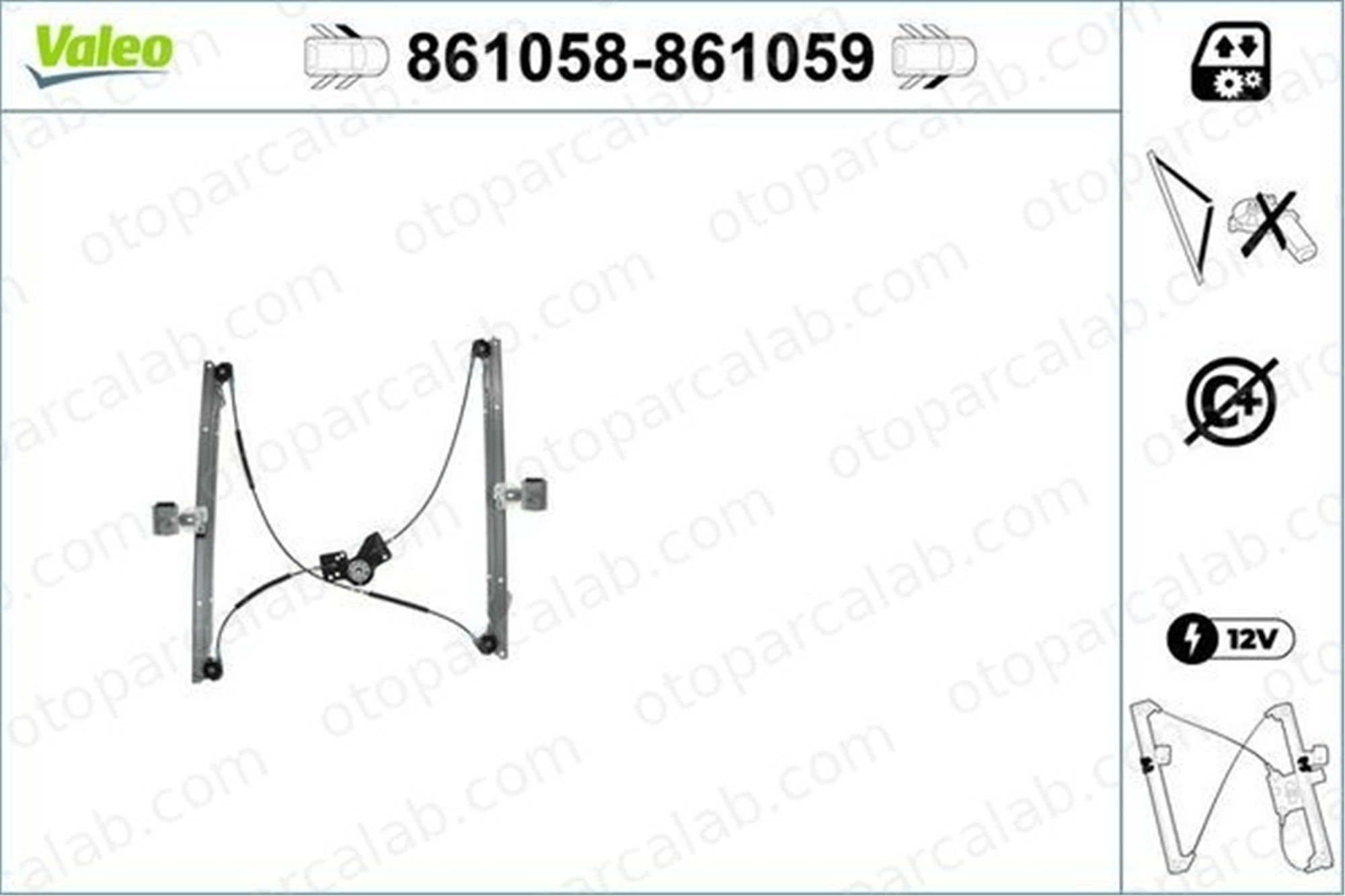 VALEO 861059 Cam Krikosu Ön Sağ CHRYSLER VOYAGER IV 4894526AA