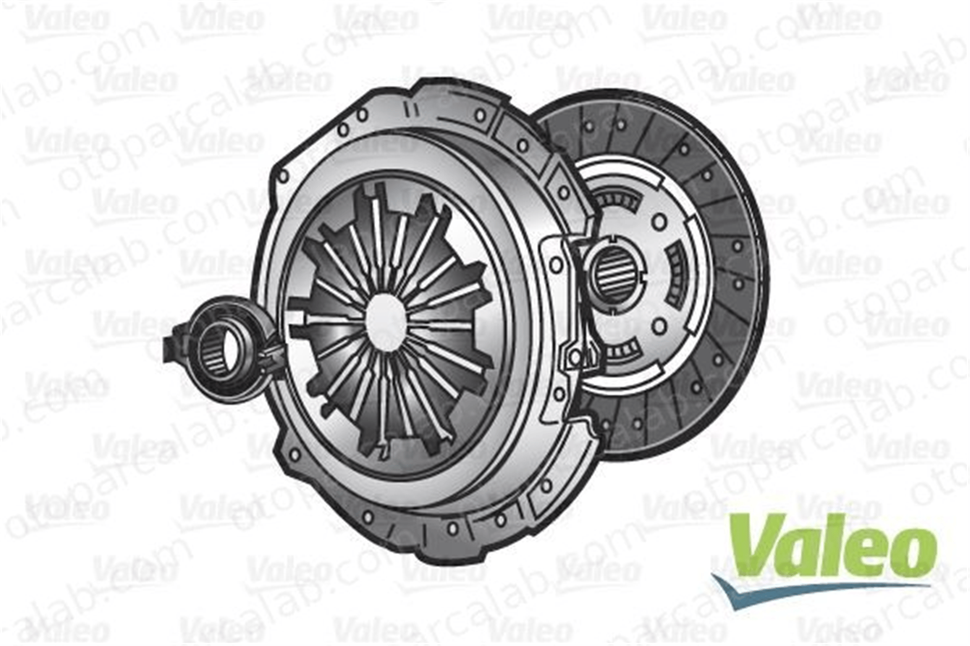 VALEO 877502 Debriyaj Seti TOYOTA COROLLA AVENSIS 4130YZZAJ 04130YZZAJ