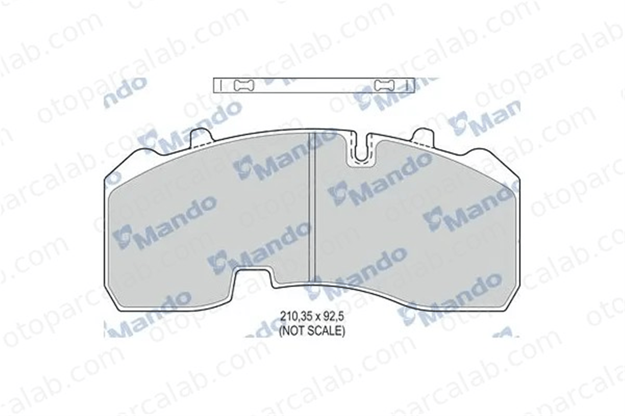 VALEO 883107 Fren Disk Balata Arka MAN F90 MERCEDES-BENZ AROCS 509290050 05.092.90.05.0