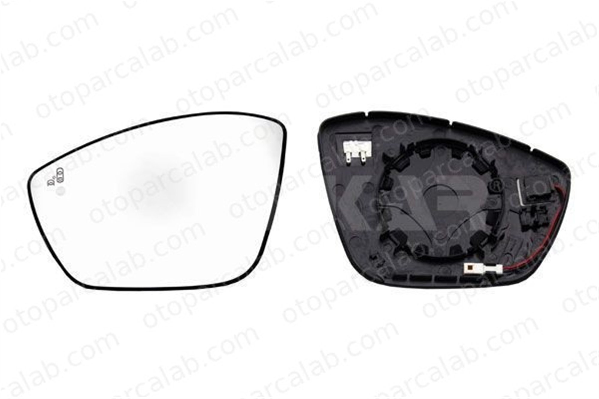 VEKA 61-33019 Ayna Camı Sol CITROËN C3 III C4 CACTUS 1618096180 9839237880