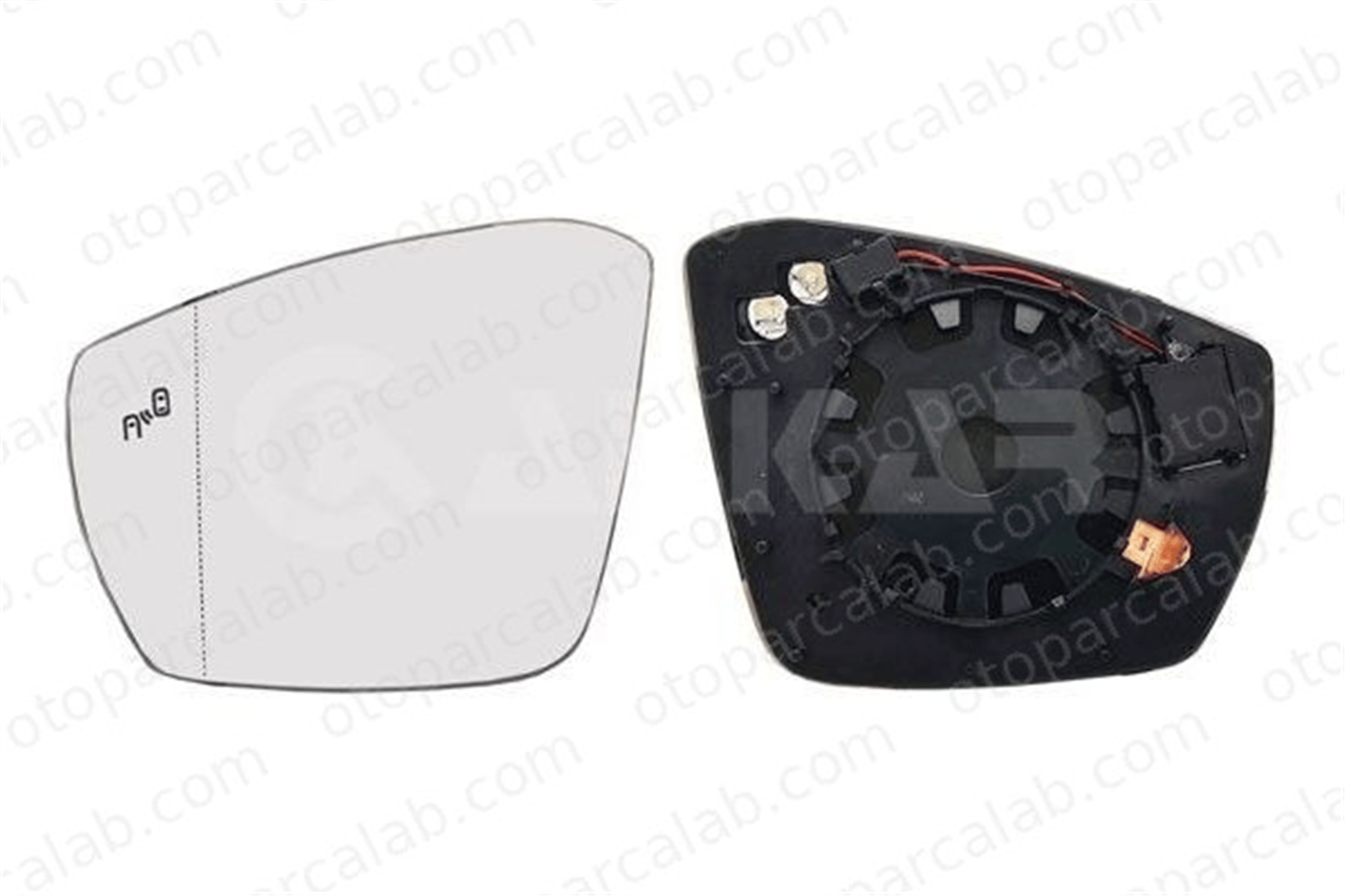 VIEWMAX VM6385AGHBSL Ayna Camı Dış Sol VW T-ROC T-ROC Cabrio 2GA857521D 2GA857521A