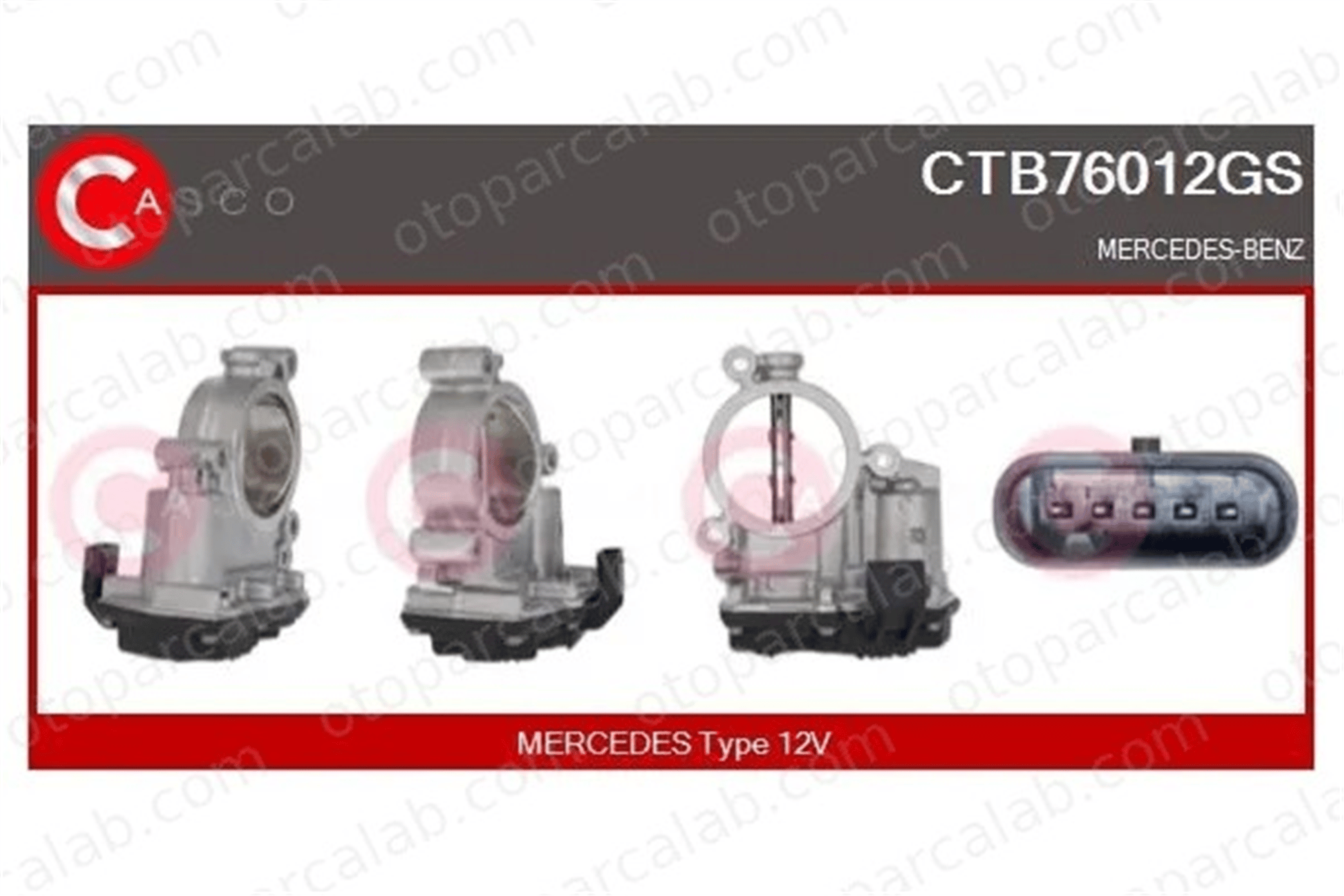 VITESCO 582 0001 10 Gaz Kelebeği A6540900070