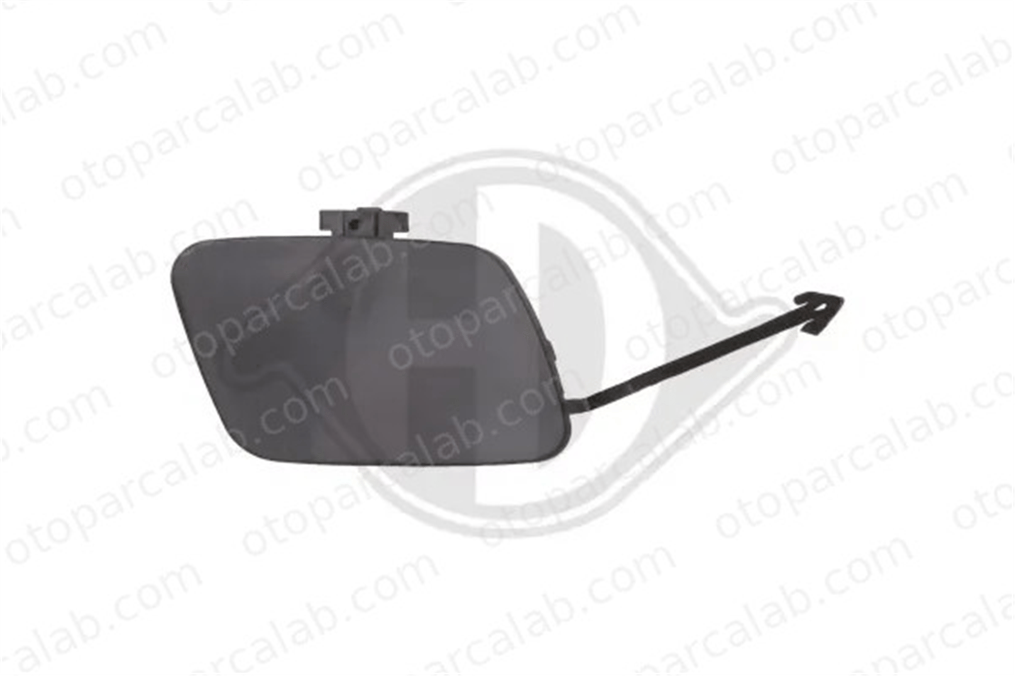 VORTEX V3615649 Tampon Çeki Demir Kapağı Ön AUDI A4 B9 A4 B9 Avant 8W0807241A 8W0807241AGRU