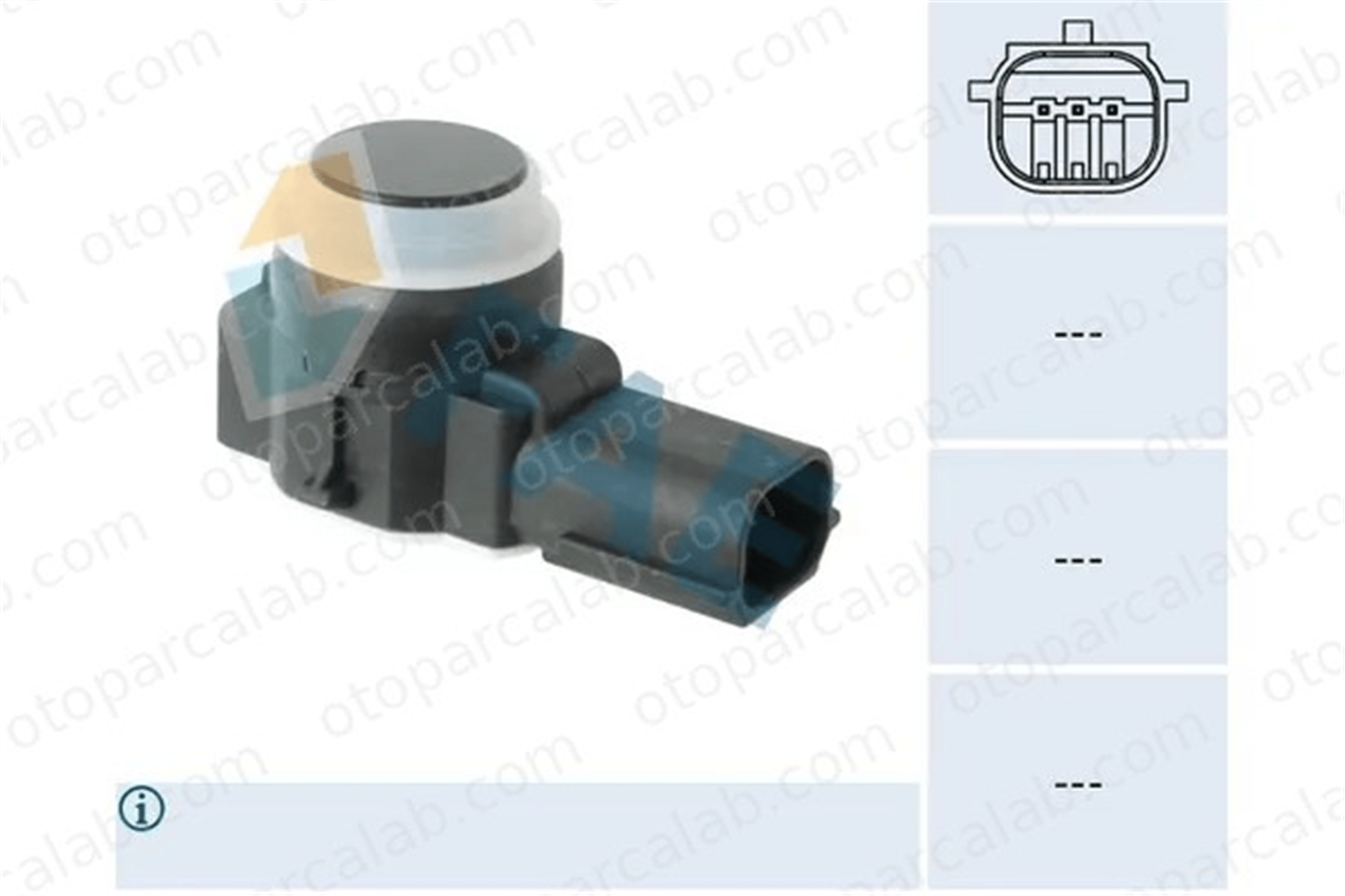 WAGENBURG 13357518 Park Sensörü OPEL MOKKA / MOKKA X CHEVROLET AVEO Hatchback 13357518 13357520