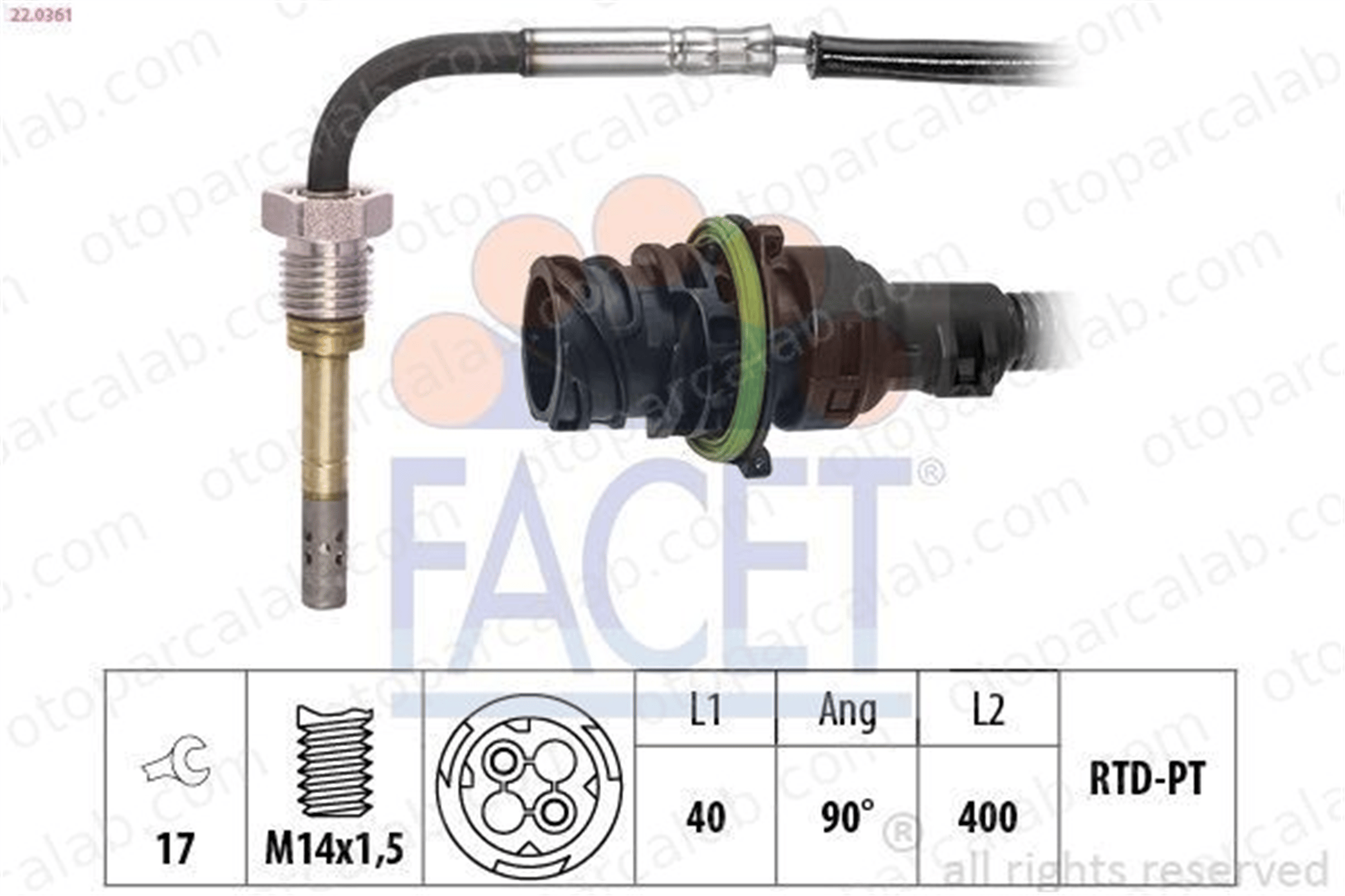 WAGENBURG 702014 Egzoz Sıcaklık Sensörü MERCEDES-BENZ AROCS ACTROS MP4 / MP5 A0061530628 61530628