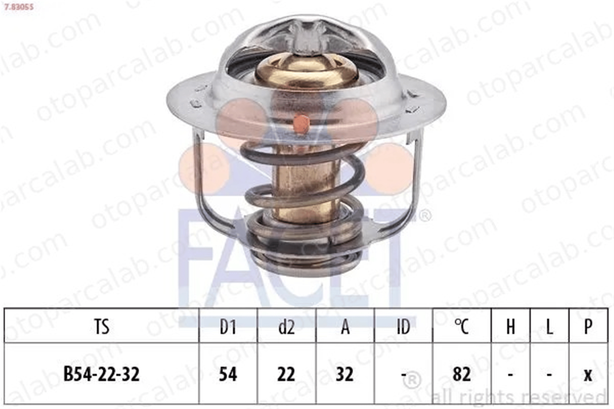 WAHLER 4022.82D Termostat OPEL CAMPO ISUZU D-MAX I 94214962 7502297