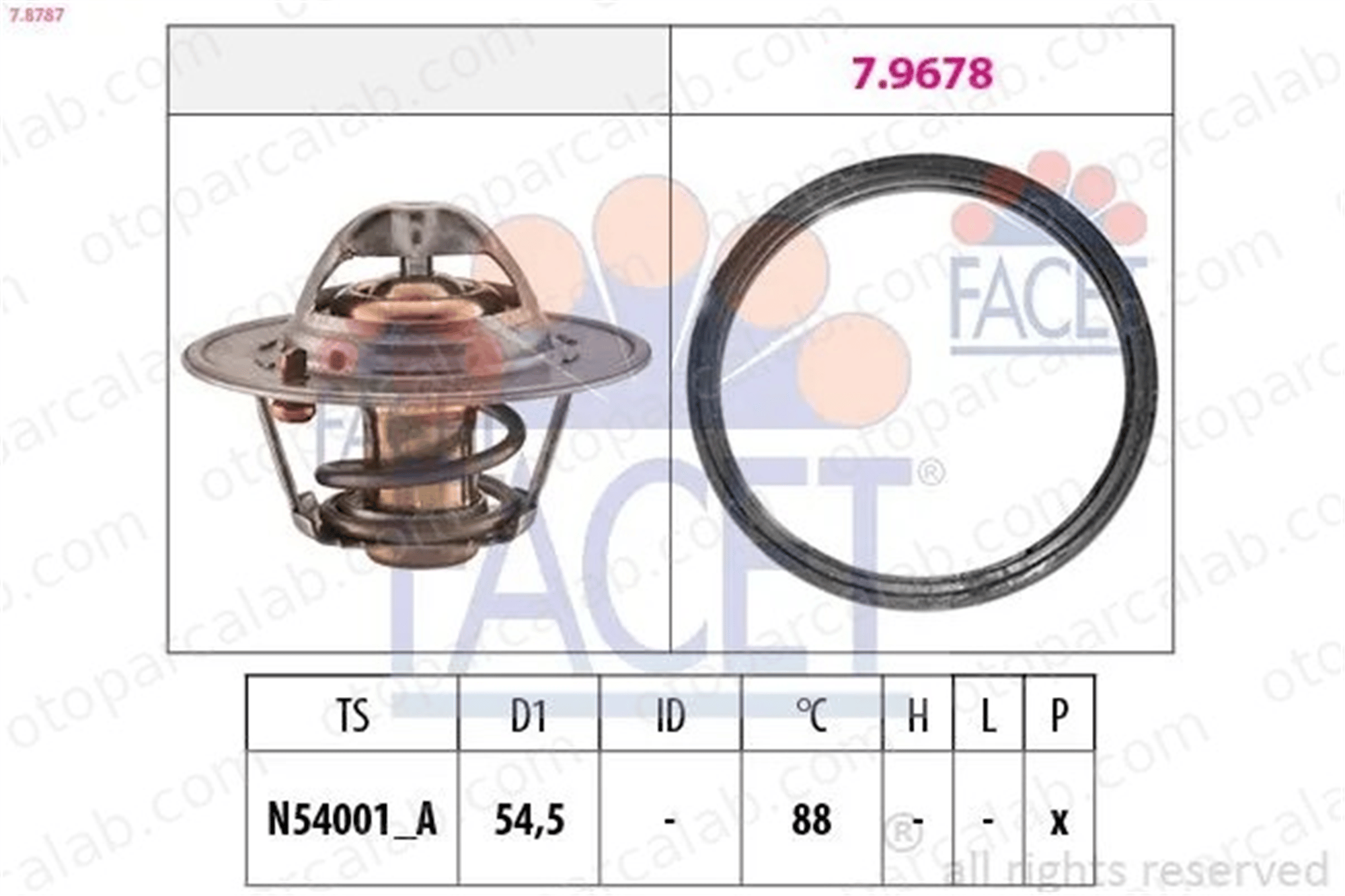 WAHLER 410488.88D Termostat NISSAN MICRA III NOTE 21200BX000