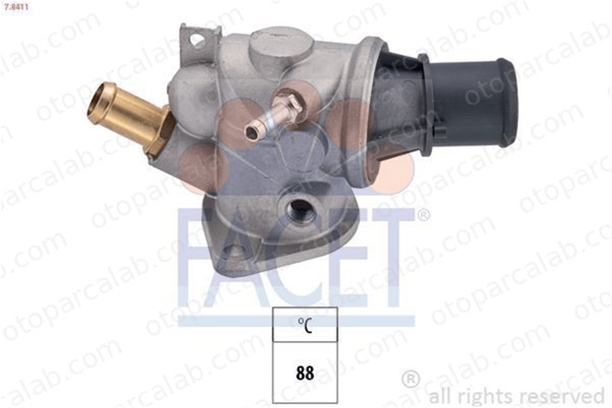 WAHLER 410590.88D Termostat ALFA ROMEO 147 60663619