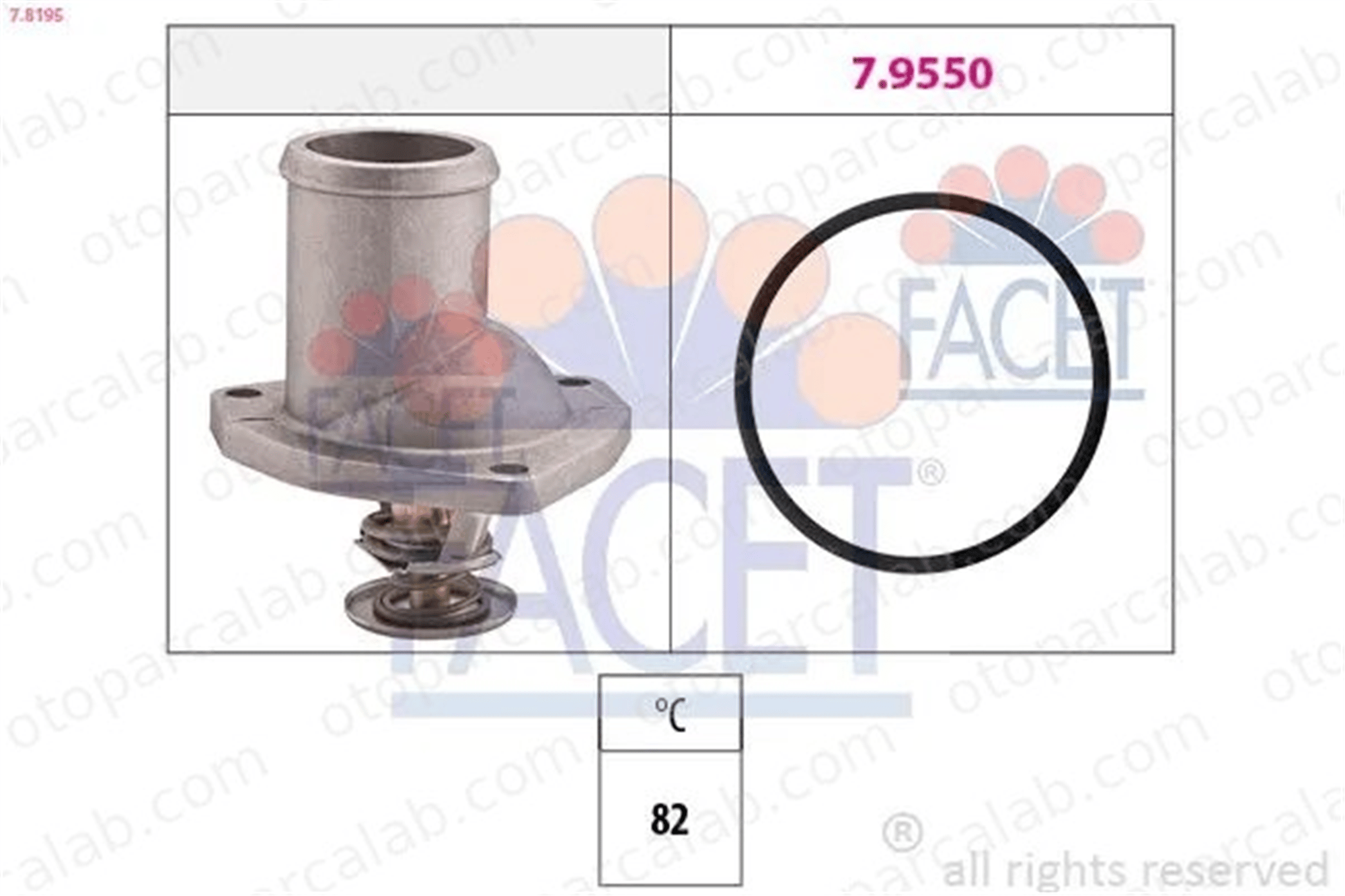 WAHLER 4144.82D Termostat OPEL VECTRA A VECTRA A Hatchback 90410665 90443473