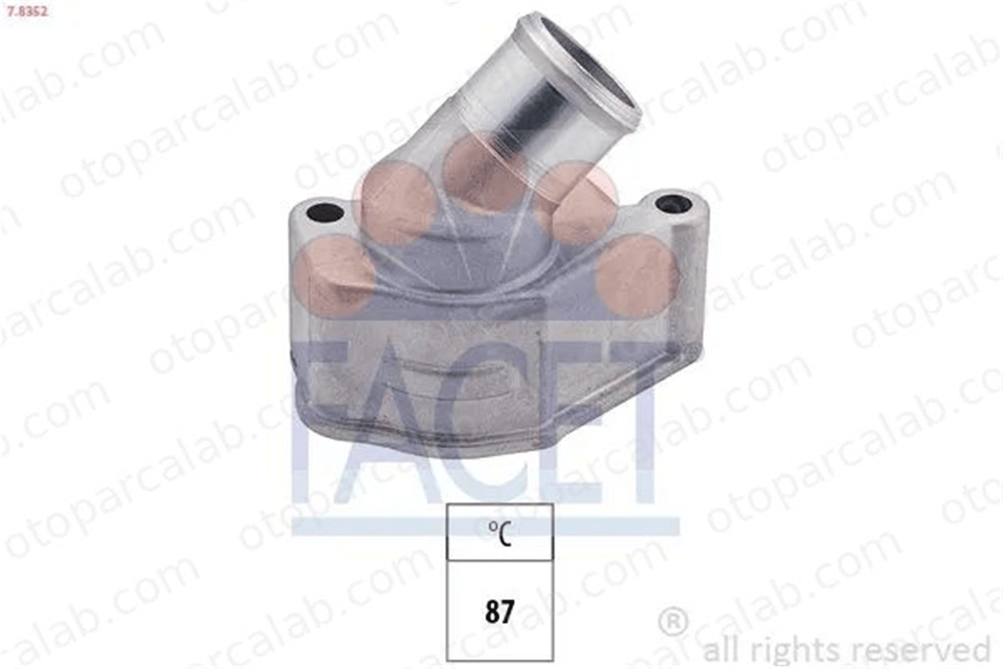 WAHLER 4189.87D Termostat DAEWOO NUBIRA Sedan OPEL ANTARA A 92062728 92067408