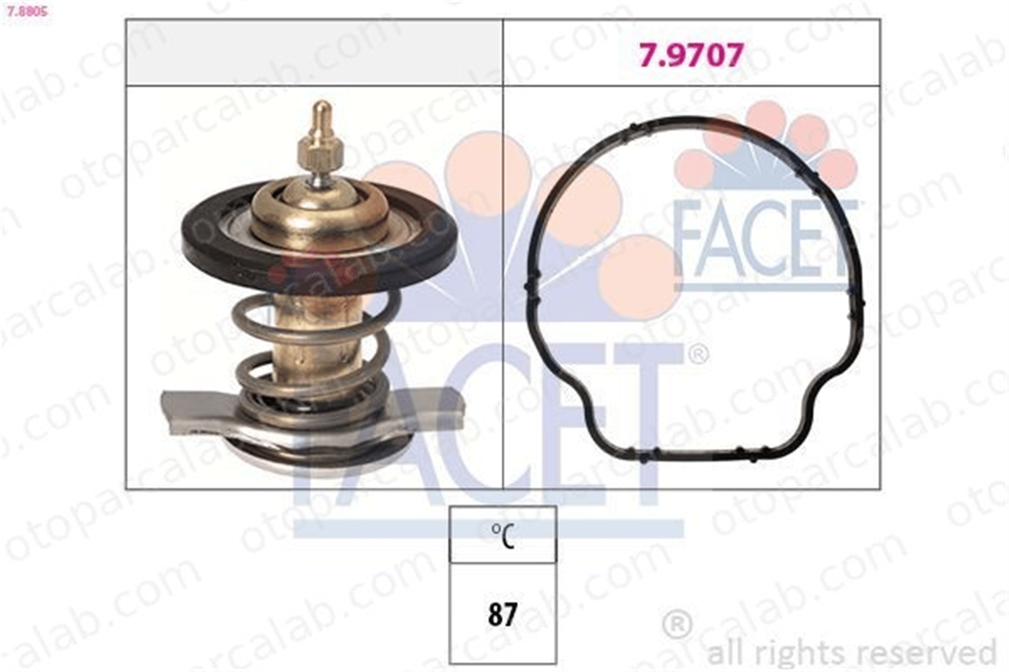 WAHLER 4490.87D Termostat MERCEDES-BENZ E-SERISI T-Model M-SERISI A6422002015 A6422000215