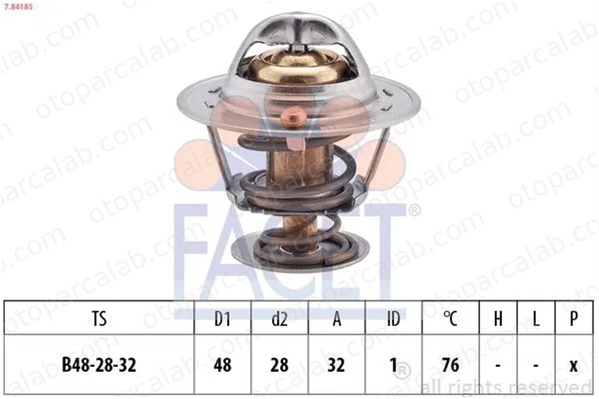 WAHLER 4634.76 Termostat NISSAN SUNNY III SUNNY III Hatchback 2120077A60 2120077A00
