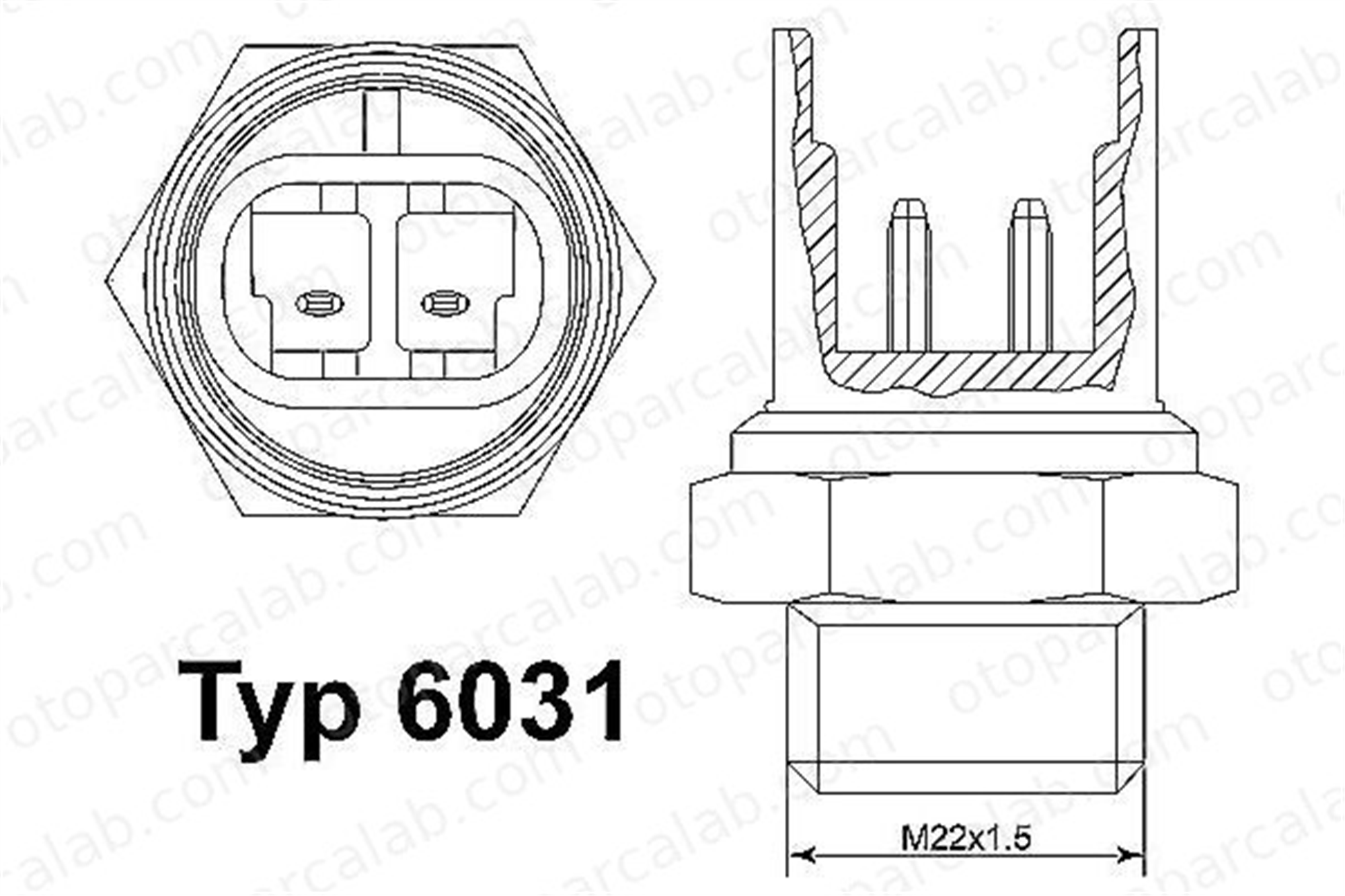 WAHLER 6031.100D Fan Müşürü OPEL ASTRA F Station wagon CORSA A Hatchback 90242277 1341011