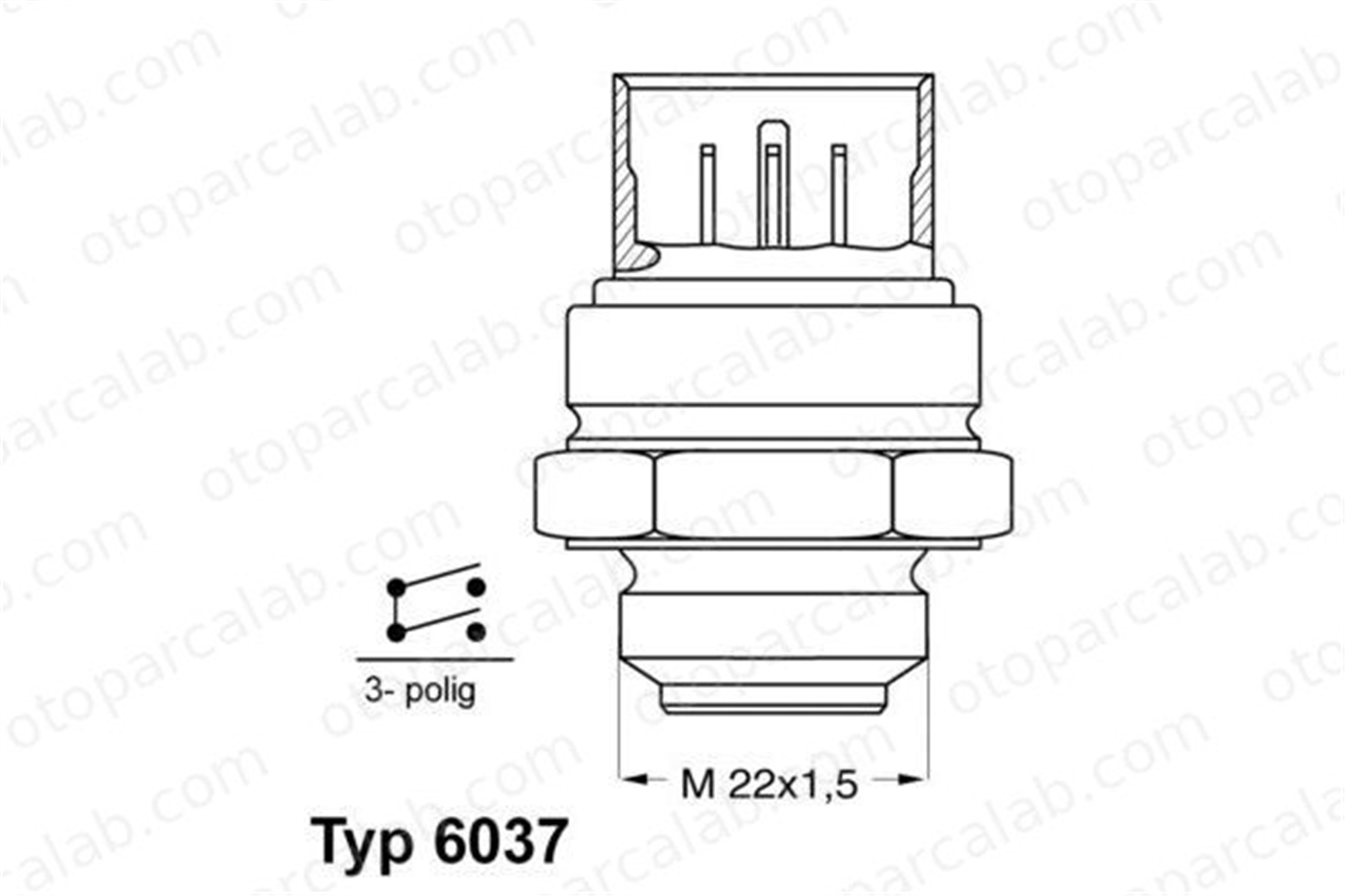 WAHLER 6037.95D Fan Müşürü SEAT CORDOBA VW GOLF III 1H0959481B 95VW8B607GA