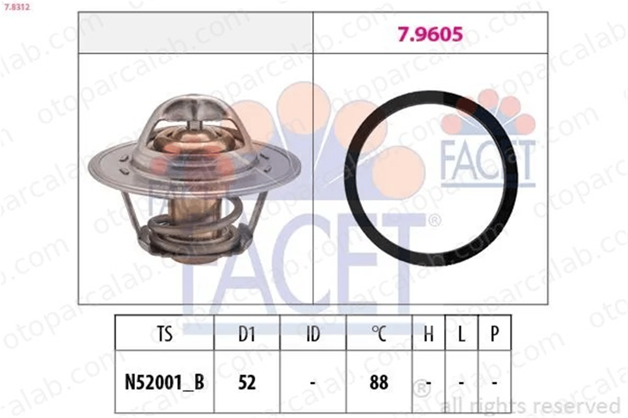 WAHLER E2858855860A9 Termostat ROVER 200 II Hatchback 25 I Hatchback PEL10016 GTS301