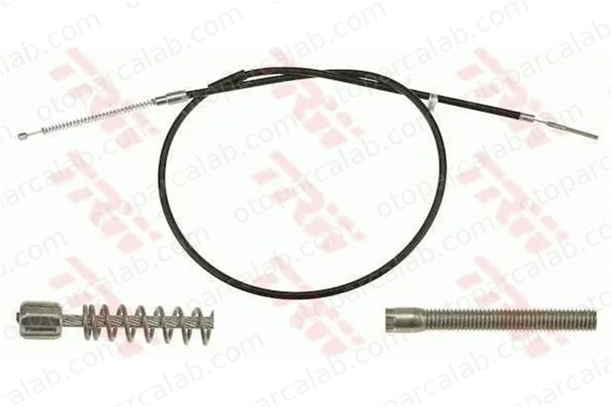 WALBURG W266 El Fren Teli Arka Sağ veya Sol SKODA FAVORIT FAVORIT Forman 115332750