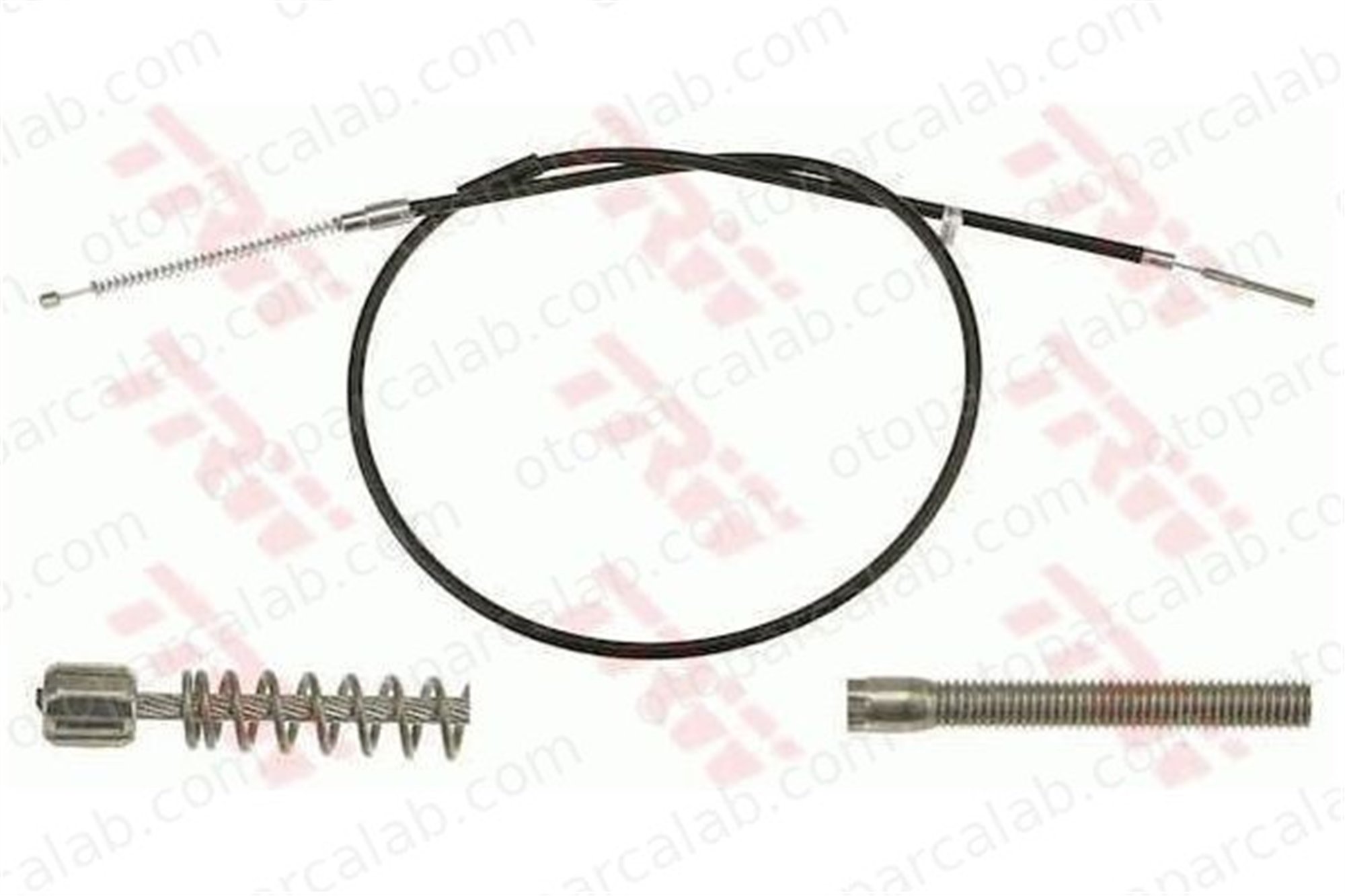 WALBURG W296 El Fren Teli Arka Sağ veya Sol SKODA FAVORIT FAVORIT Forman 115332750