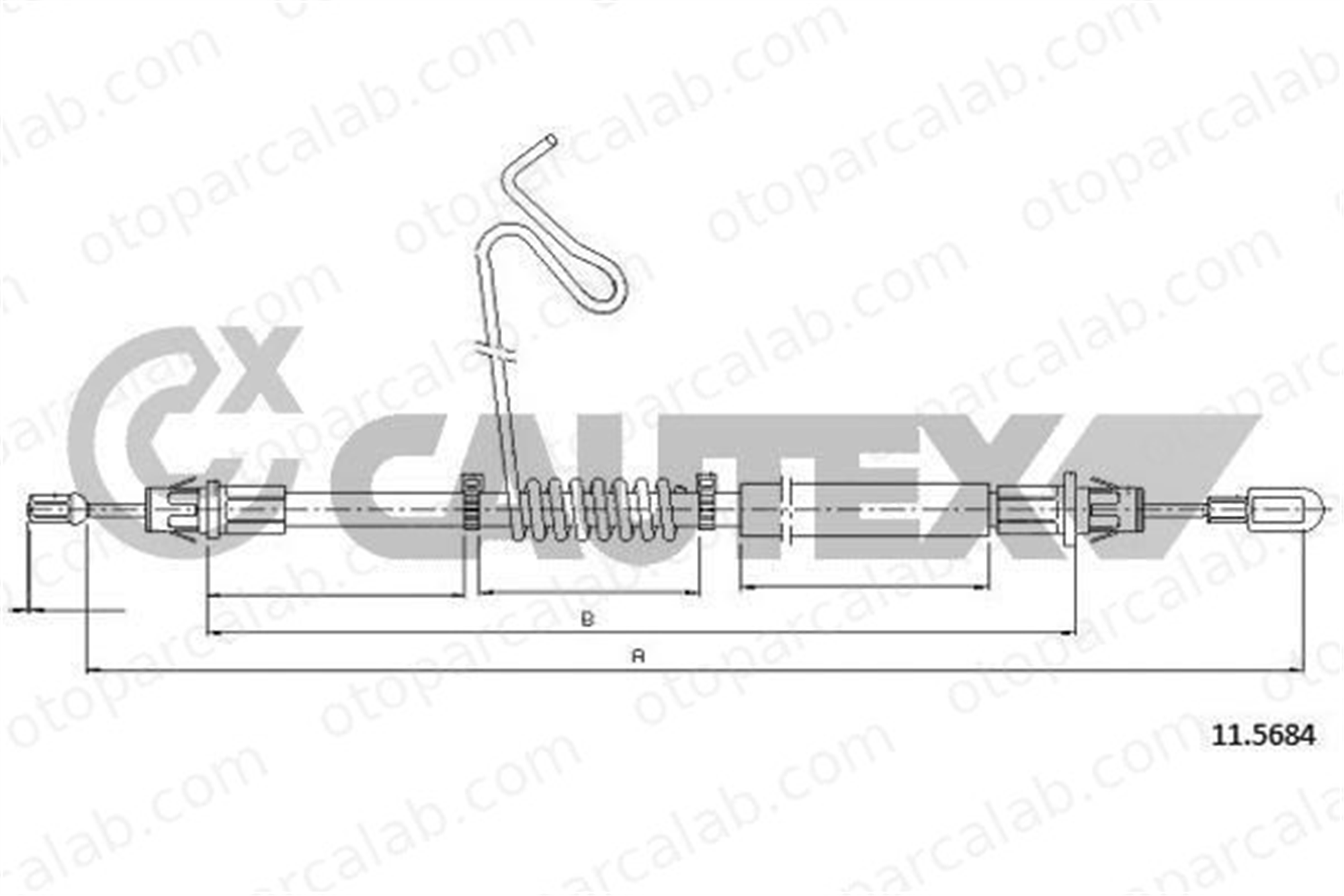 WALBURG W498 El Fren Teli Arka Sol FORD TRANSIT Panelvan/Van TRANSIT Platform şasi 1488315 1518021