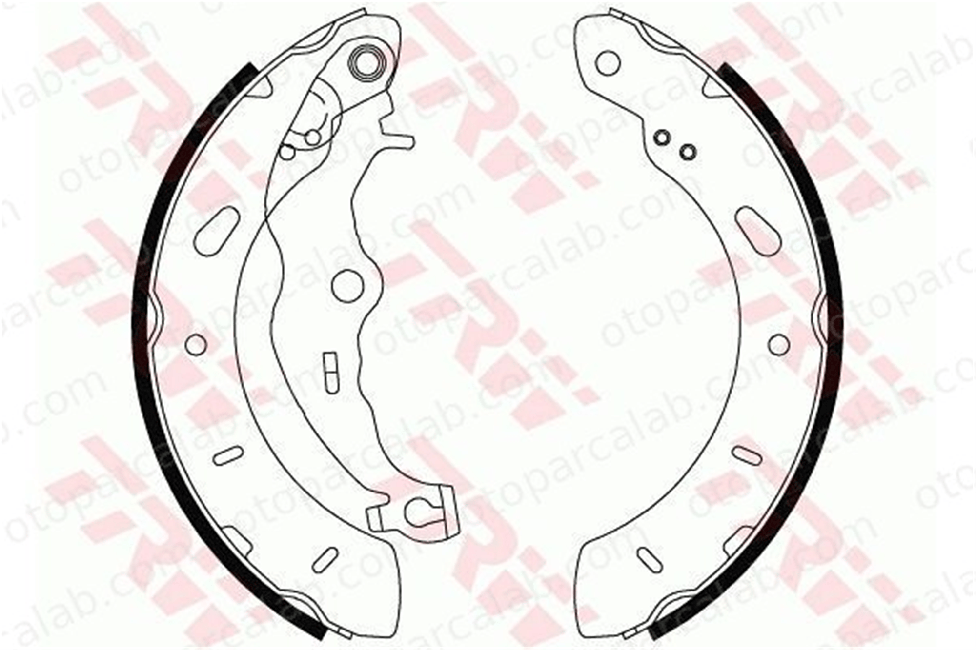 WALBURG WBS1023 Fren Pabuçlu Balata Arka FORD FOCUS III FOCUS III Turnier 1696629 1755477