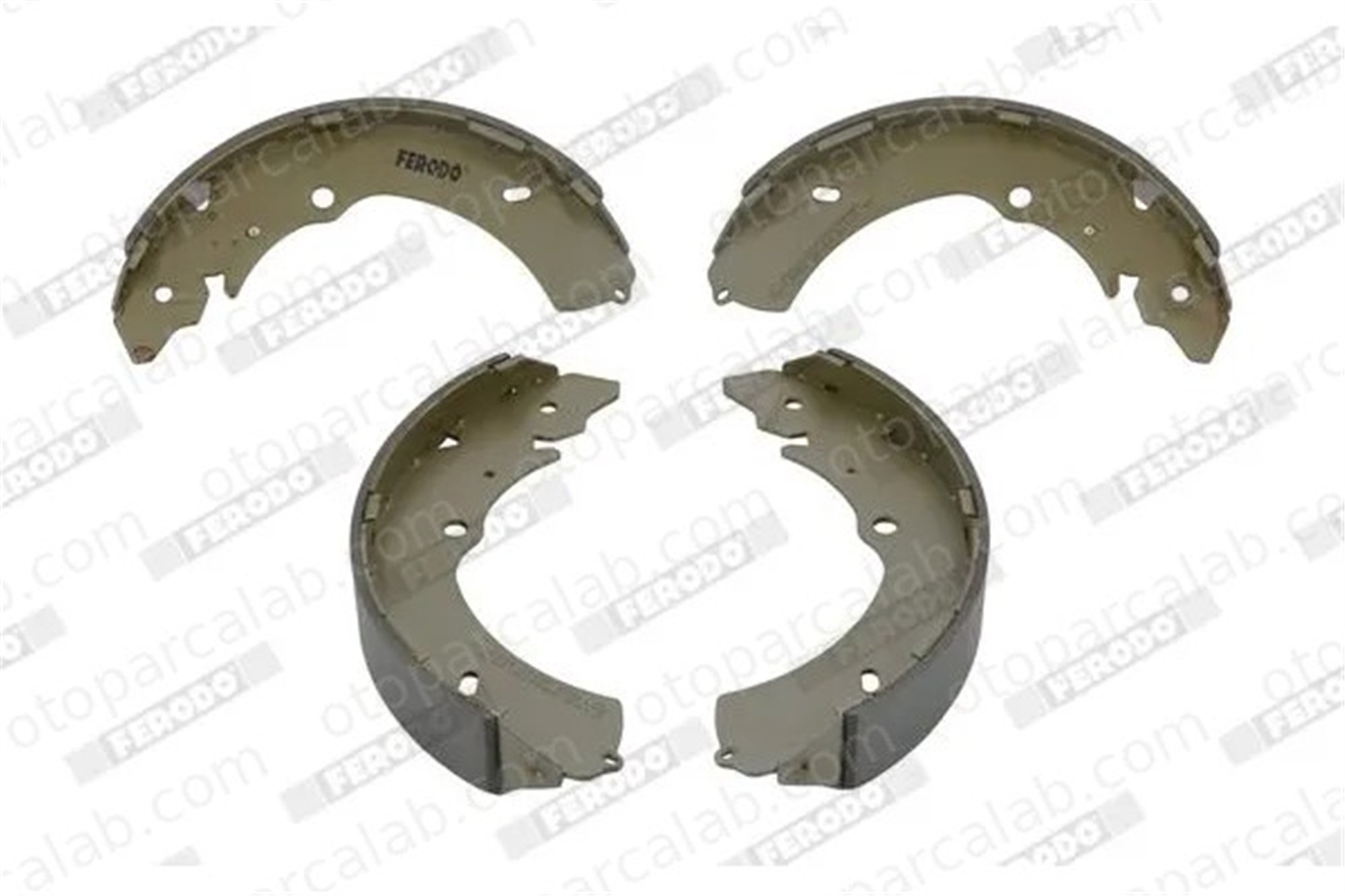 WALBURG WBS1064 Fren Pabuçlu Balata Arka ISUZU D-MAX I D-MAX II 5878320900 8973026351
