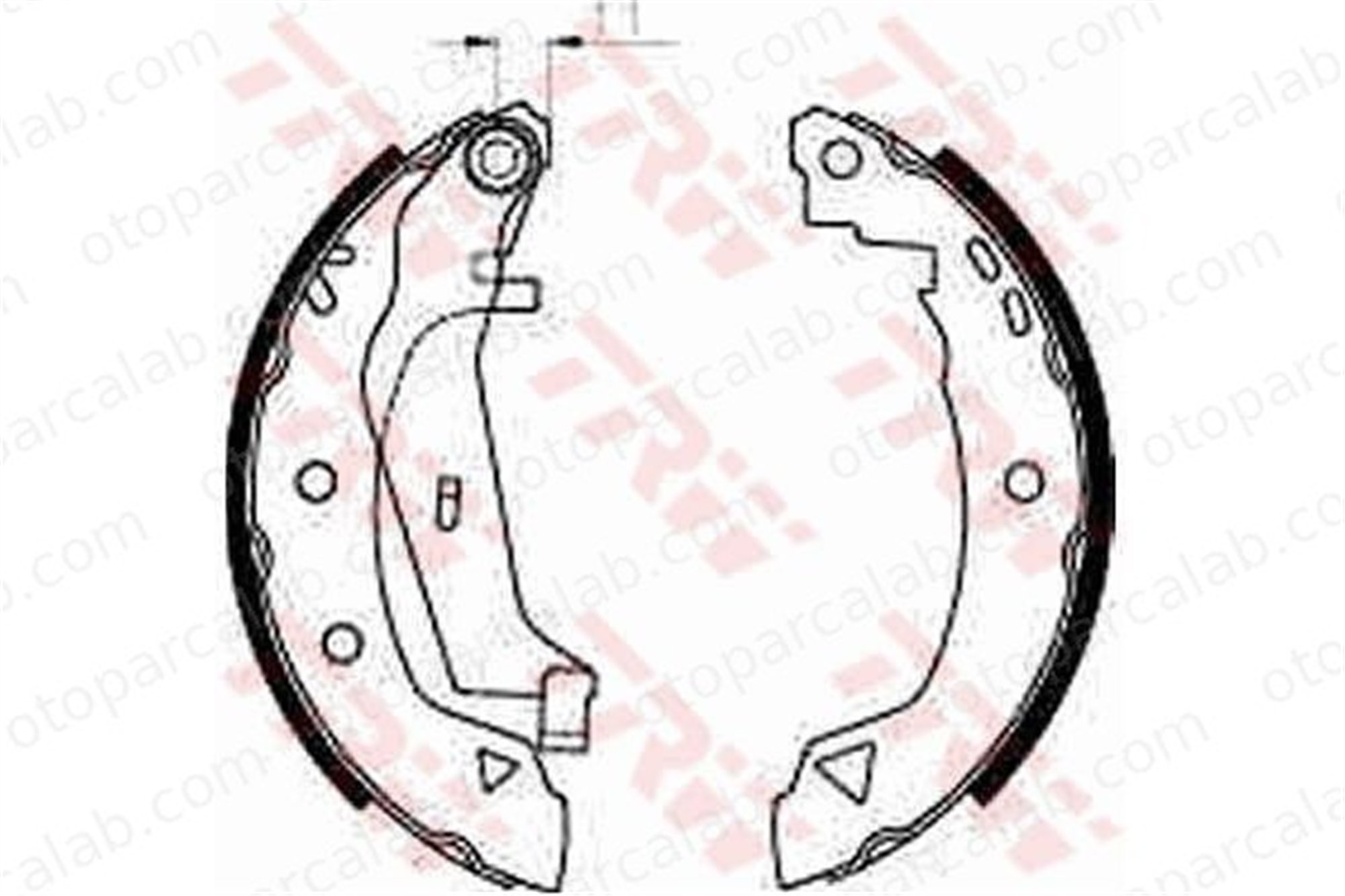 WALBURG WBS1102 Fren Pabuçlu Balata Arka ALFA ROMEO 33 33 Sportwagon 60703319 60750207