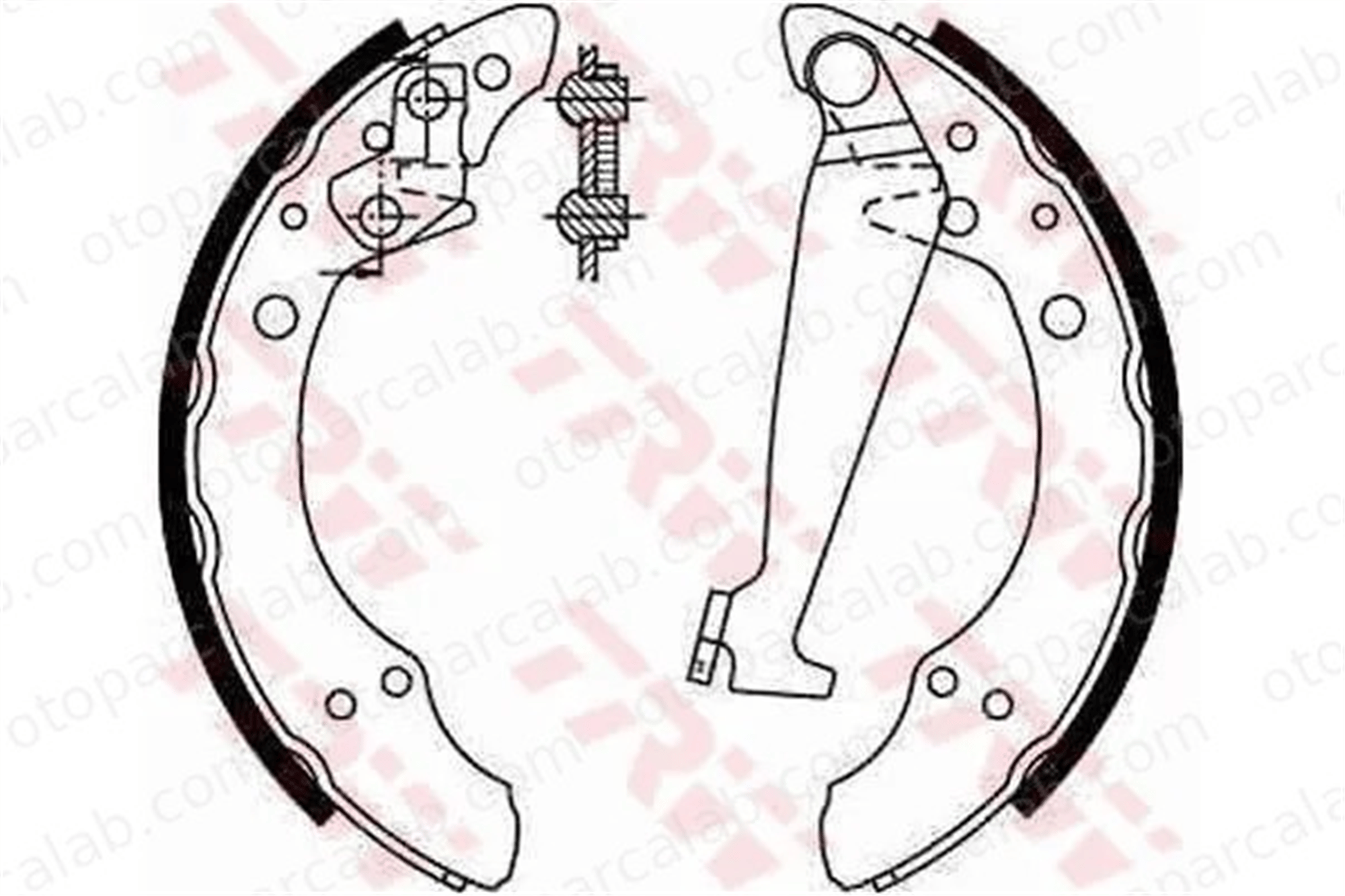 WALBURG WBS1124+1 Fren Pabuçlu Balata Arka SEAT CORDOBA VW POLO 7440071A 7440077A