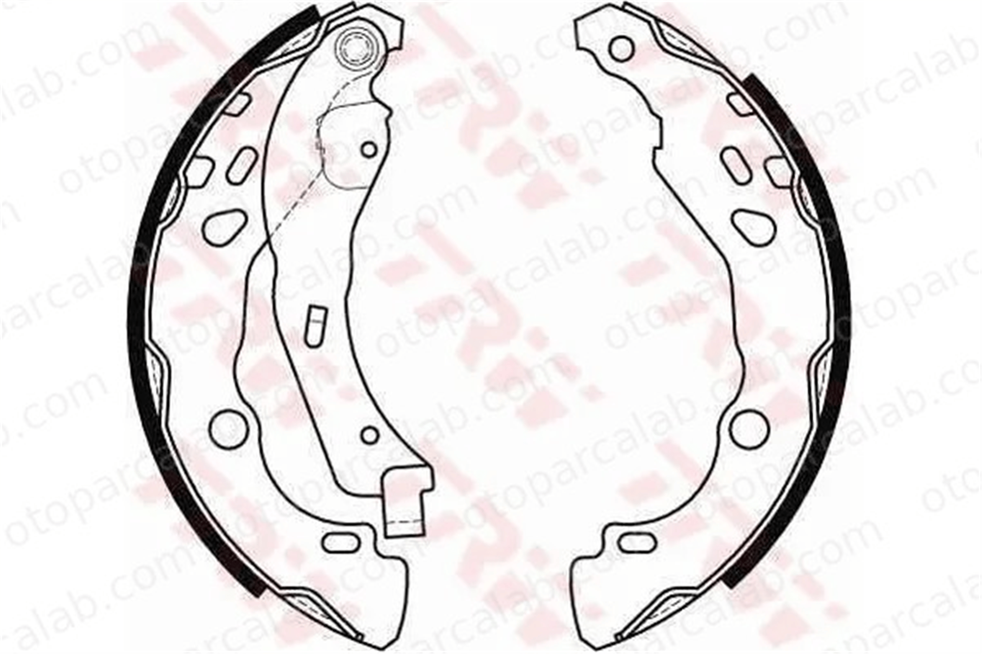 WALBURG WBS1130 Fren Pabuçlu Balata Arka RENAULT CLIO II PEUGEOT 208 I 1606631180 1609066080