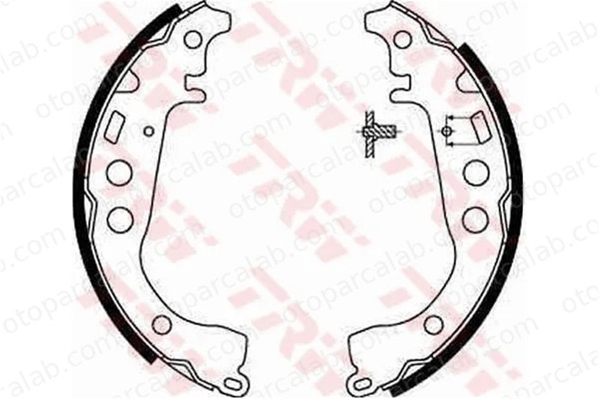 WALBURG WBS1135 Fren Pabuçlu Balata Arka TOYOTA YARIS YARIS VERSO 47010 52020