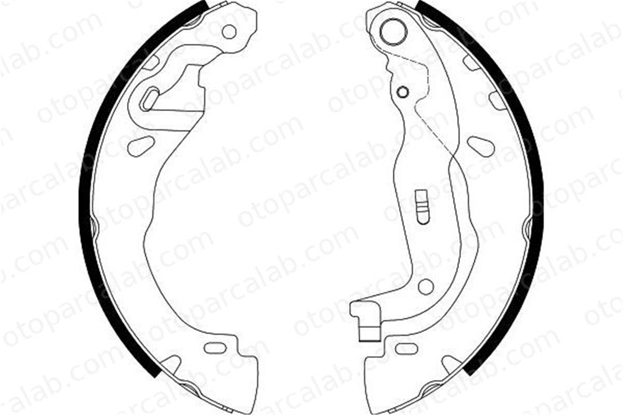 WALBURG WBS1140 Fren Pabuçlu Balata Arka RENAULT CLIO V TALIANT 440604584R