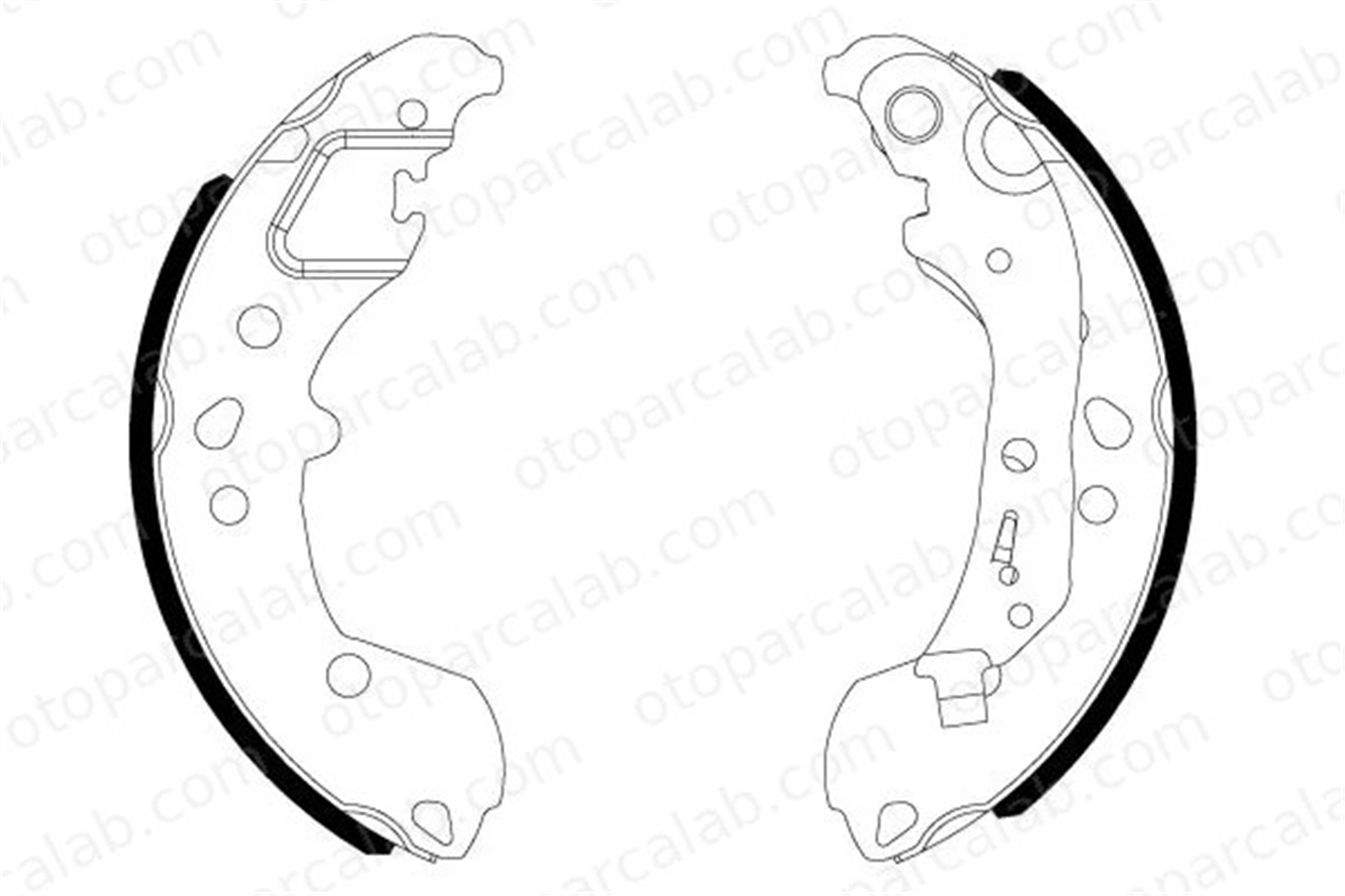 WALBURG WBS1150 Fren Pabuçlu Balata Arka SEAT IBIZA V VW POLO VI 2Q0698525 2Q0698525B