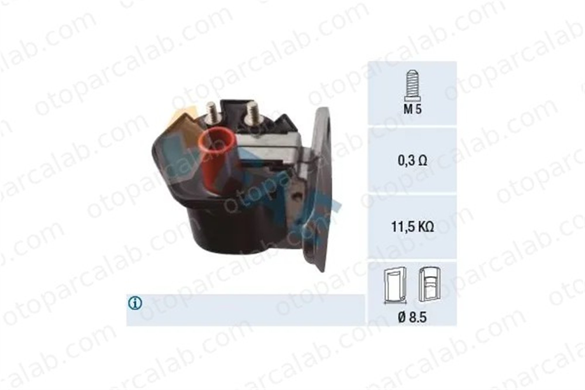 WENDERPARTS MA0001586503 Ateşleme Bobini MERCEDES-BENZ S-SERISI SL A0001586503 138715