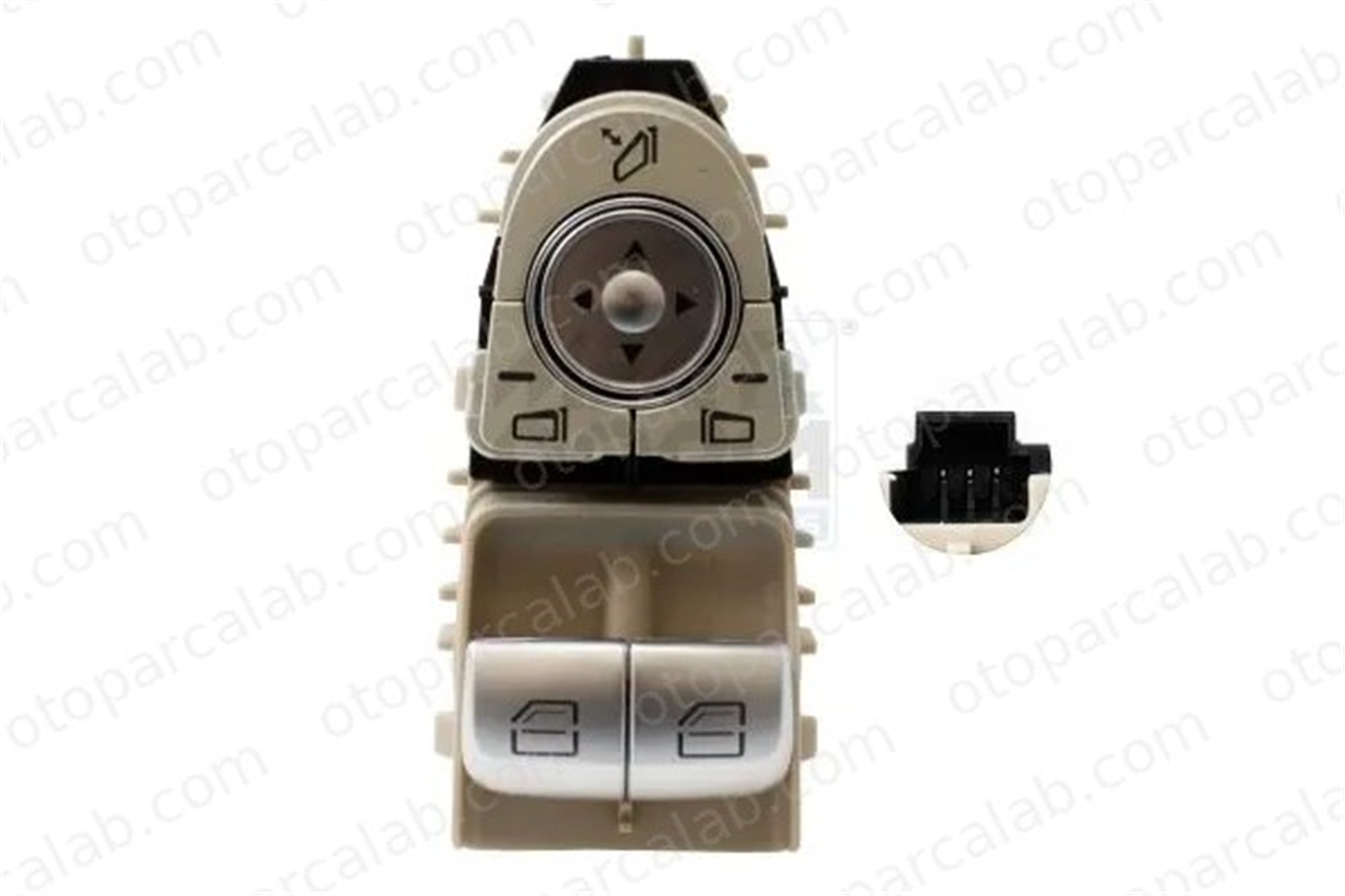 WENDERPARTS MA2059057011 Cam Açma Düğmesi Ön Sol MERCEDES-BENZ C-SERISI Coupe VITO Panelvan/Van A2059057011 20590570119051