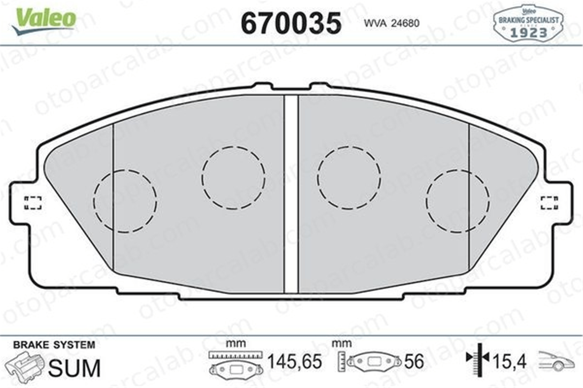 WONGA 271102 Fren Disk Balata Ön TOYOTA HIACE IV Minibüs/Otobüs HIACE IV Panelvan/Van 446526420 44652